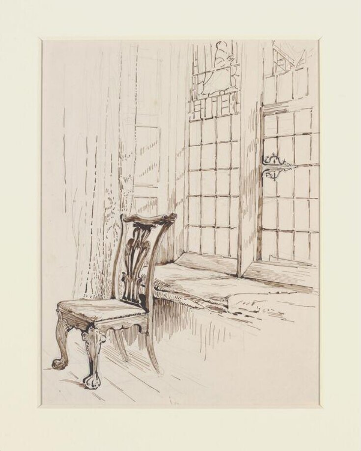 A window-seat and chair, Melford Hall top image