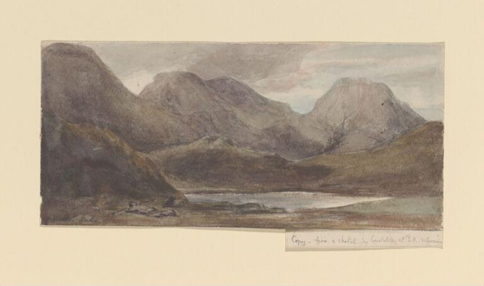 Sty Head Tarn, Beatrix Potter, ca. 1900
