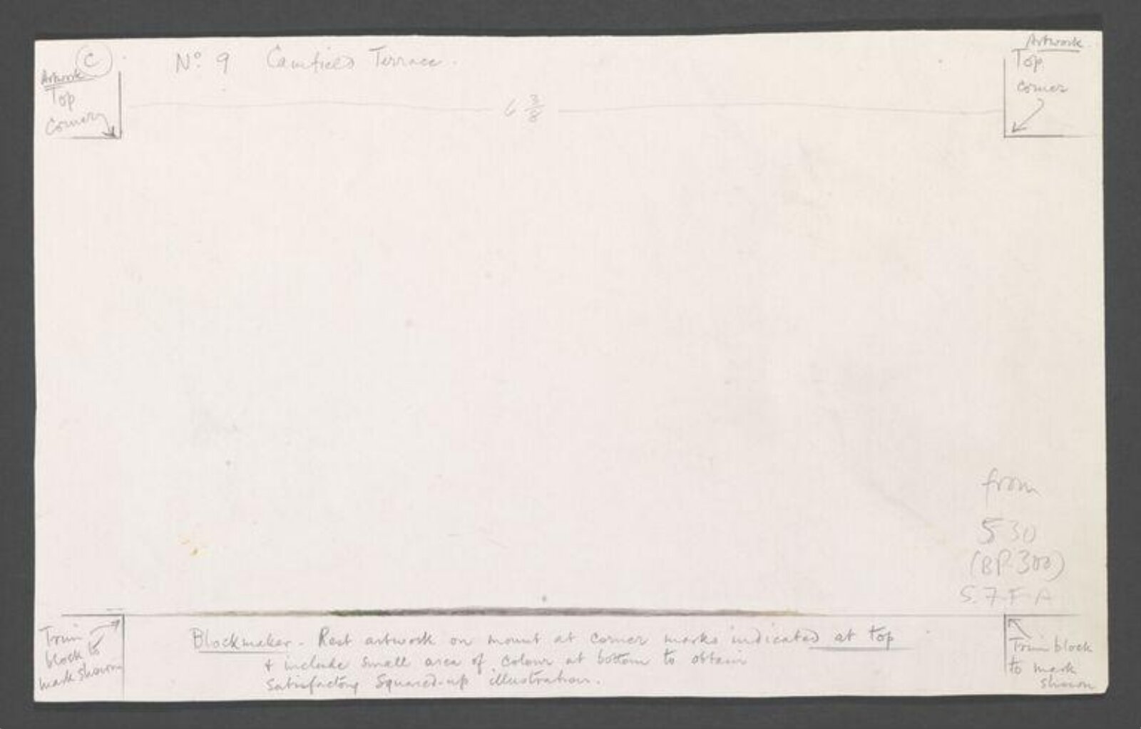 View from Camfield Place, Beatrix Potter, 09/12/1884