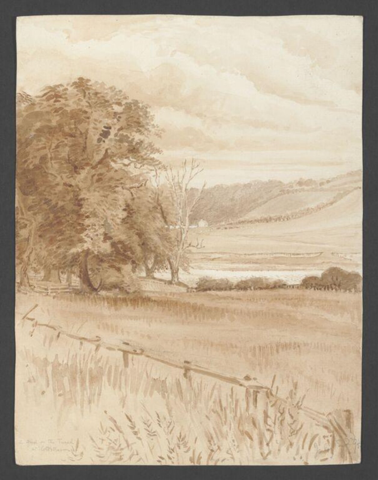 A Ford on the Tweed at Coldstream, Beatrix Potter, 22nd July 1894