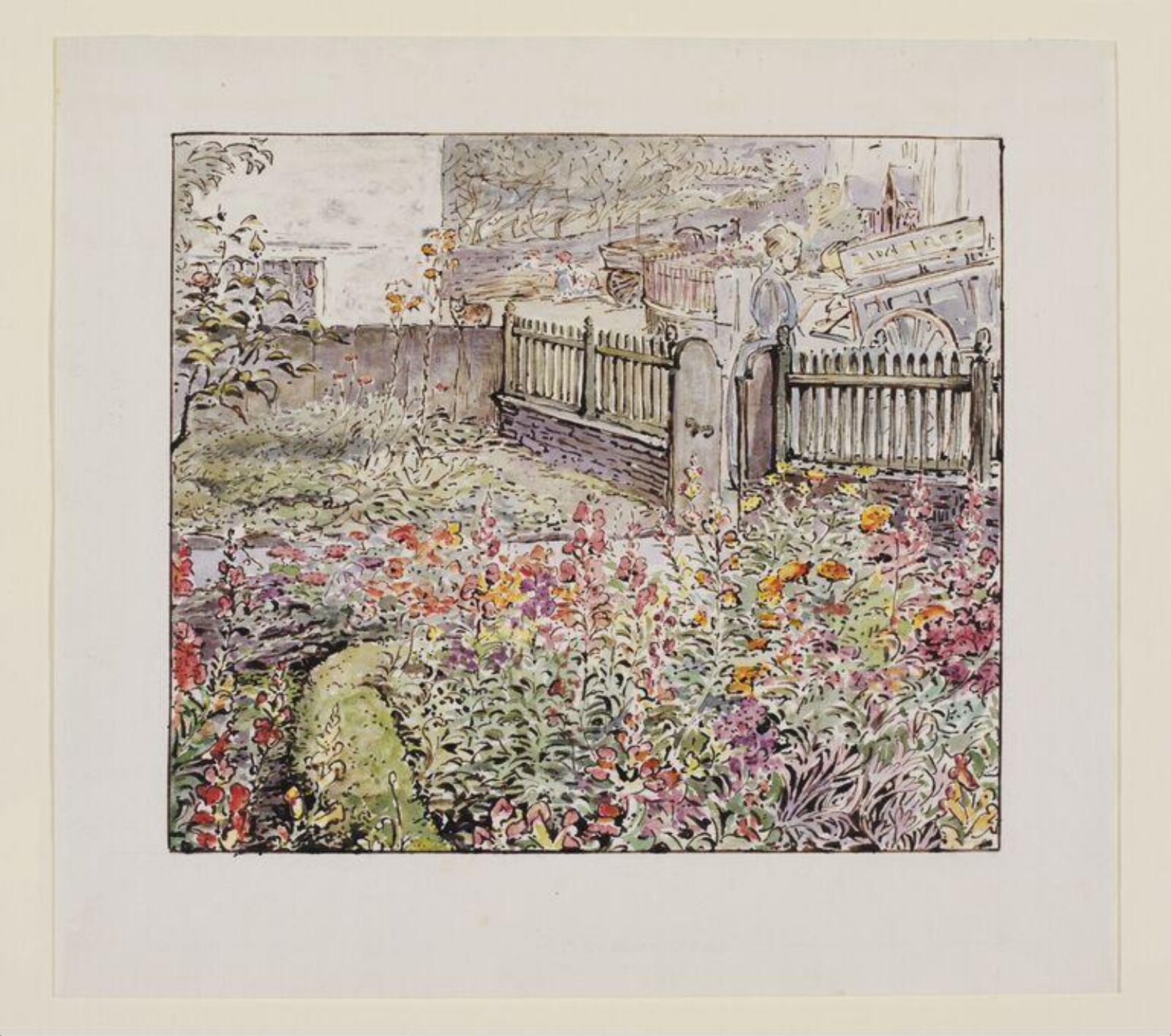 Garden in Sawrey, Beatrix Potter, 1905