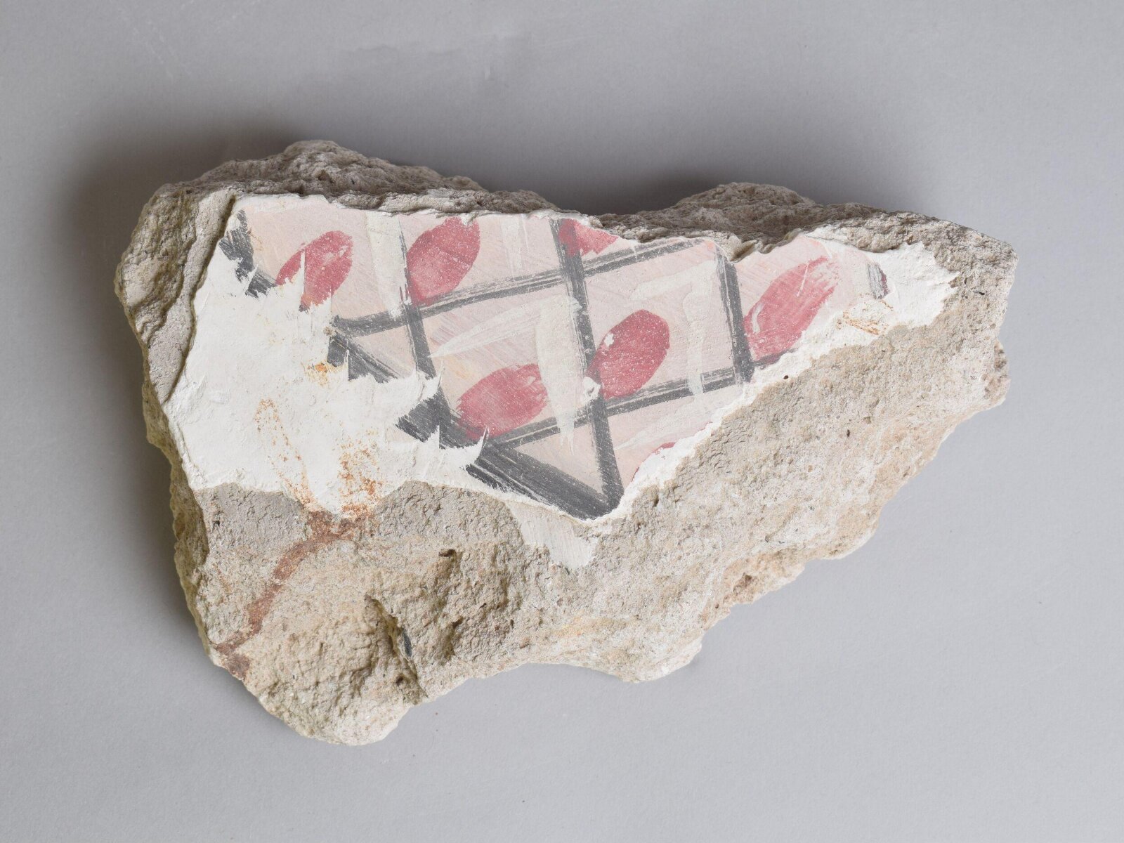 Wall painting fragment, 836-900