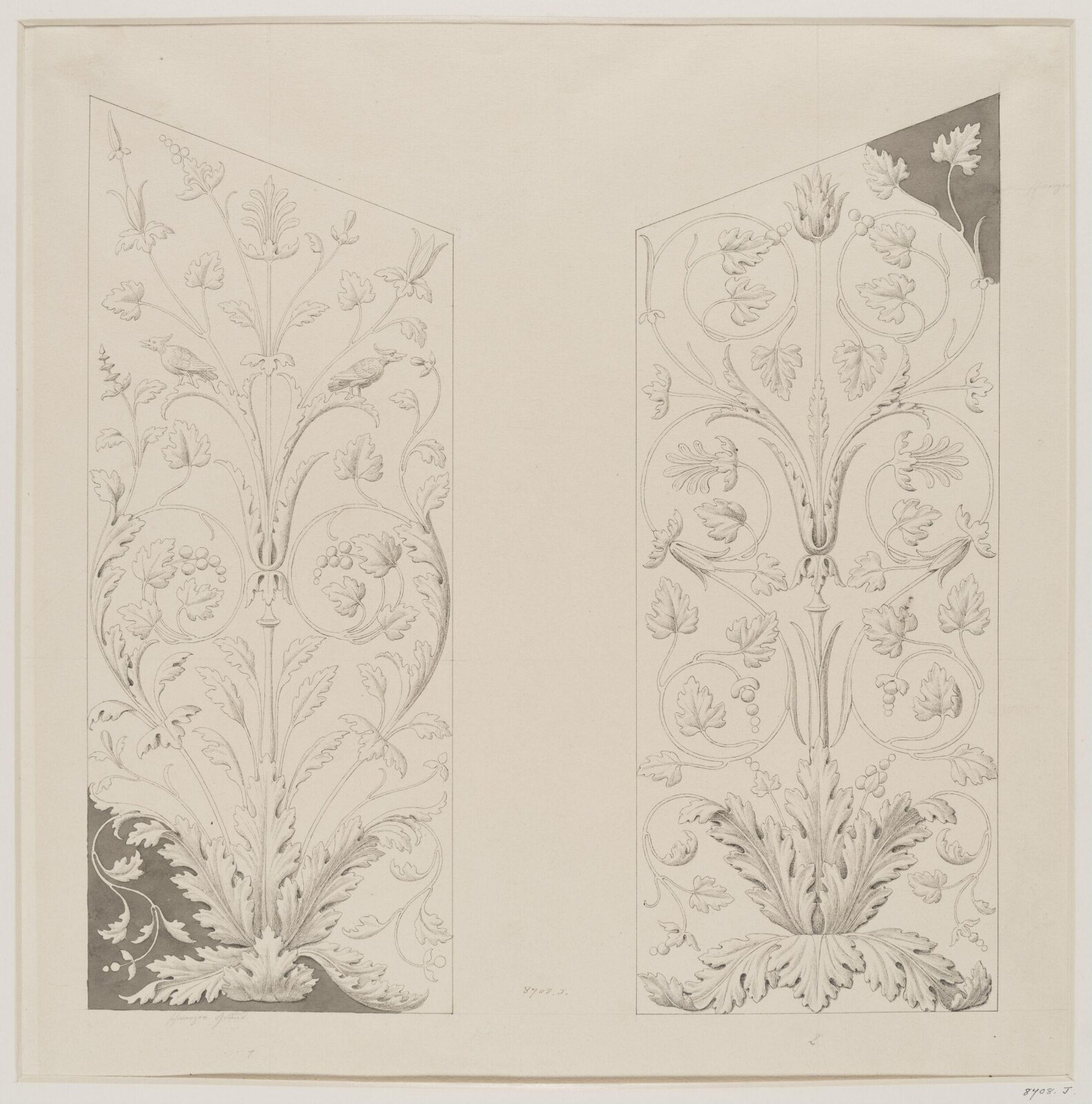 Drawing, Ludwig Wilhelm Heinrich Gruner, 19th century