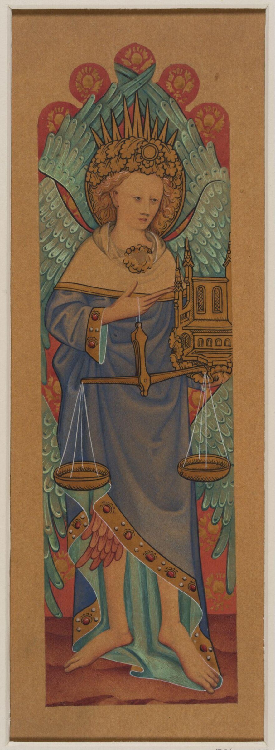 Drawing of a rood screen, James Richardson Holliday, first quarter 20th century