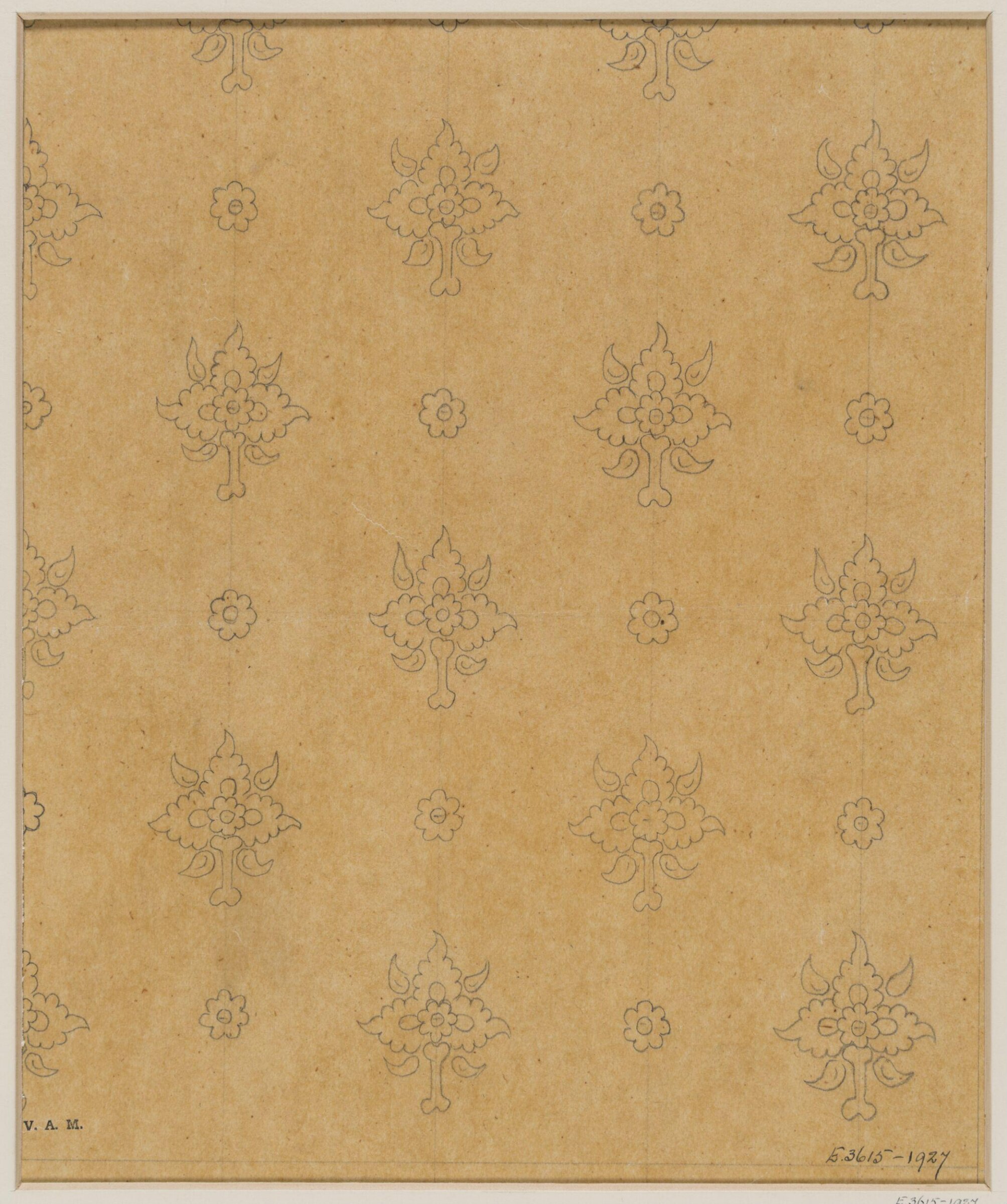 Drawing of a rood screen, James Richardson Holliday, first quarter 20th century