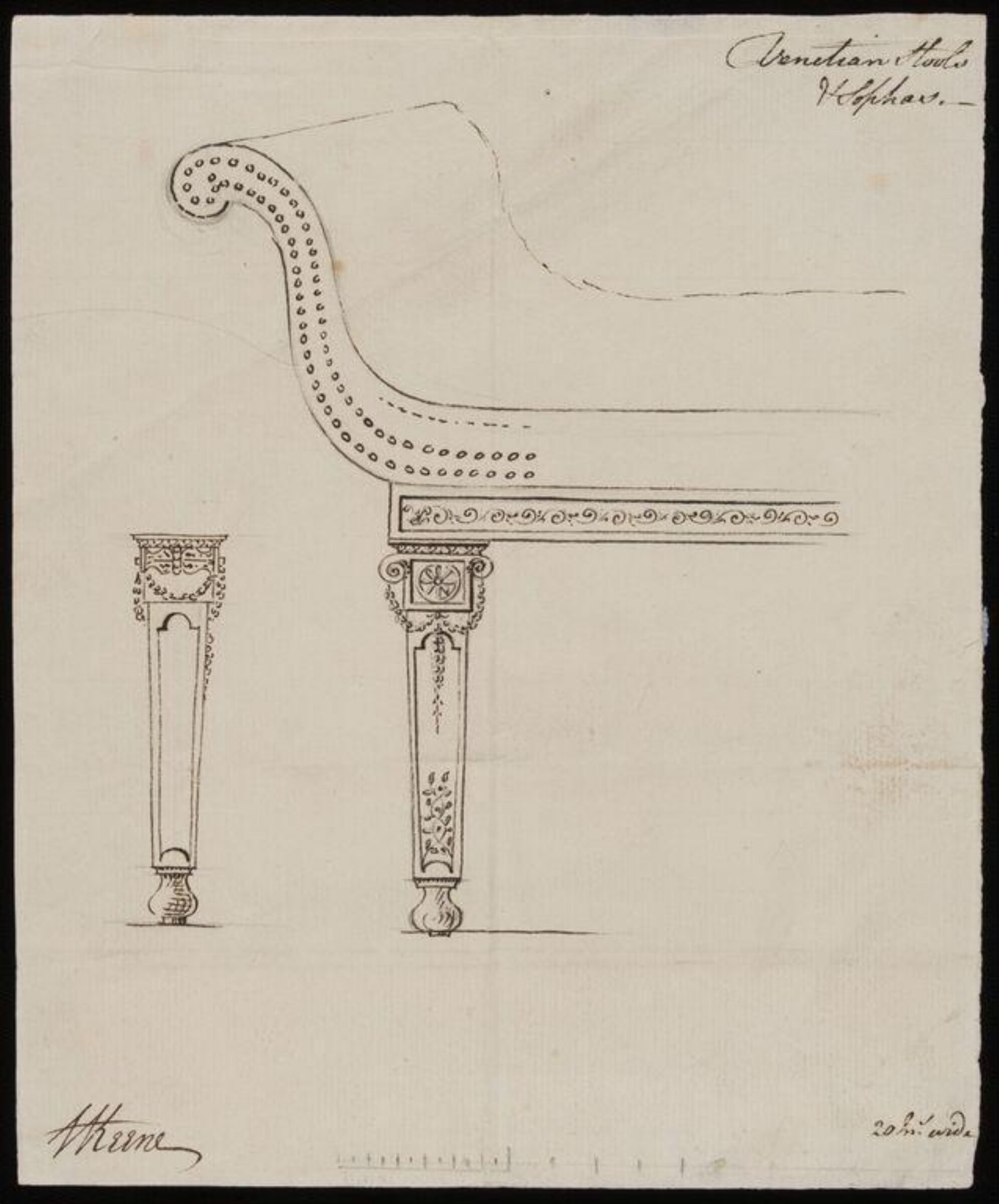 Drawing, Henry Keene, mid 18th century