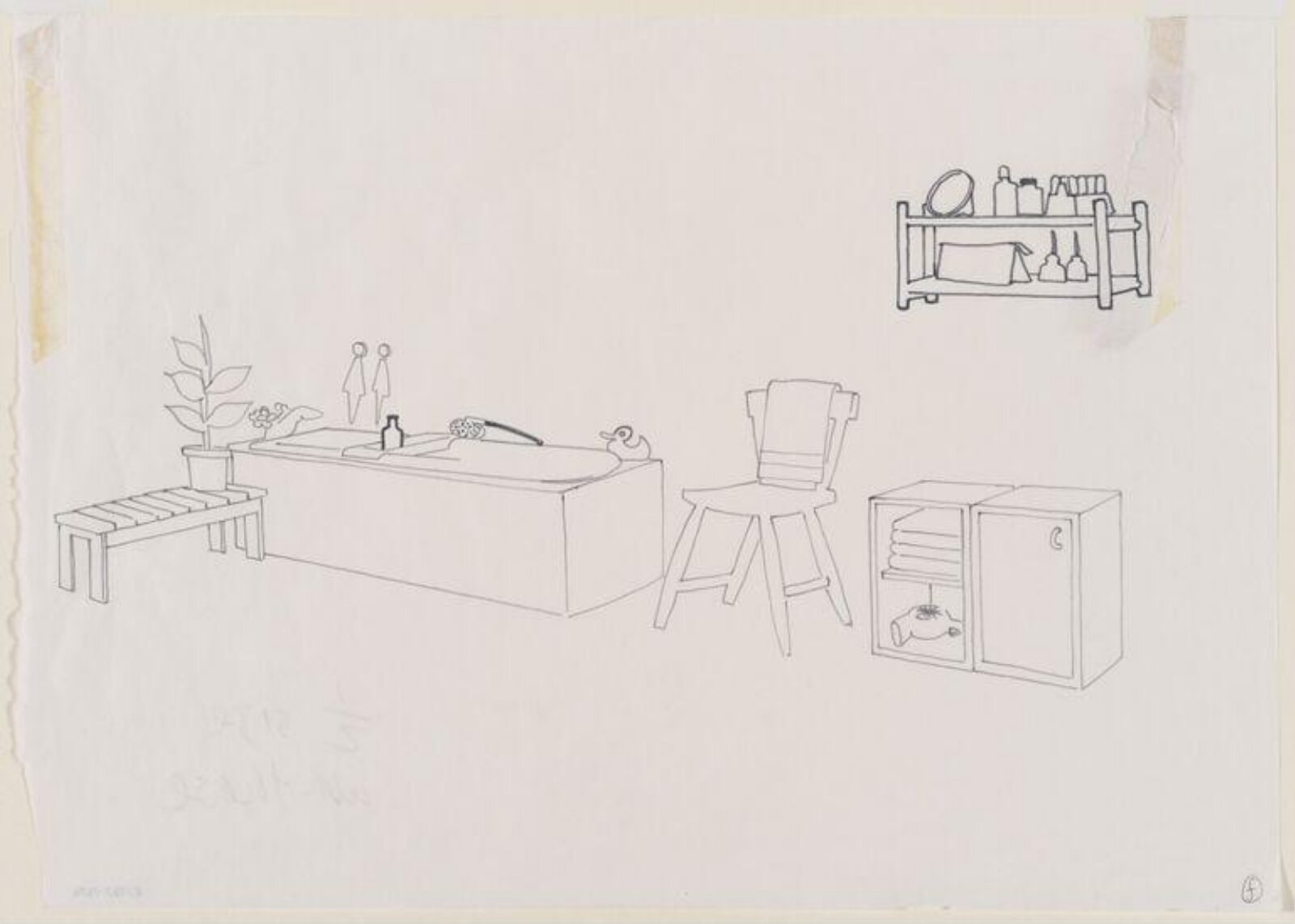 Design for a bathroom, Conran Associates, 1976