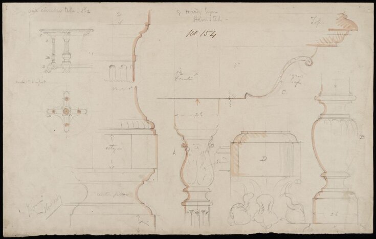 Design for a circular table top image