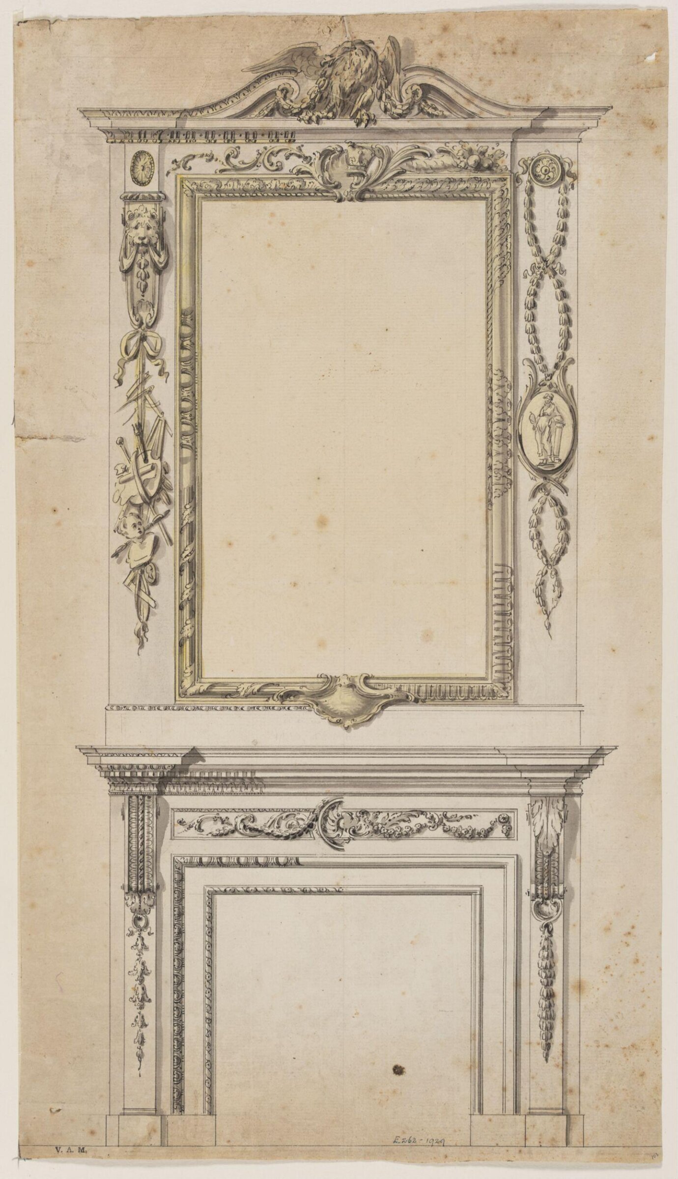 A Miscellaneous Collection of Original Designs, made, and for the most part executed, during an extensive Practice of many years in the first line of his Profession, by John Linnell, Upholsterer Carver & Cabinet Maker. Selected from his Portfolio's at his Decease, by C. H. Tatham Architect. AD 1800., John Linnell, late 18th century