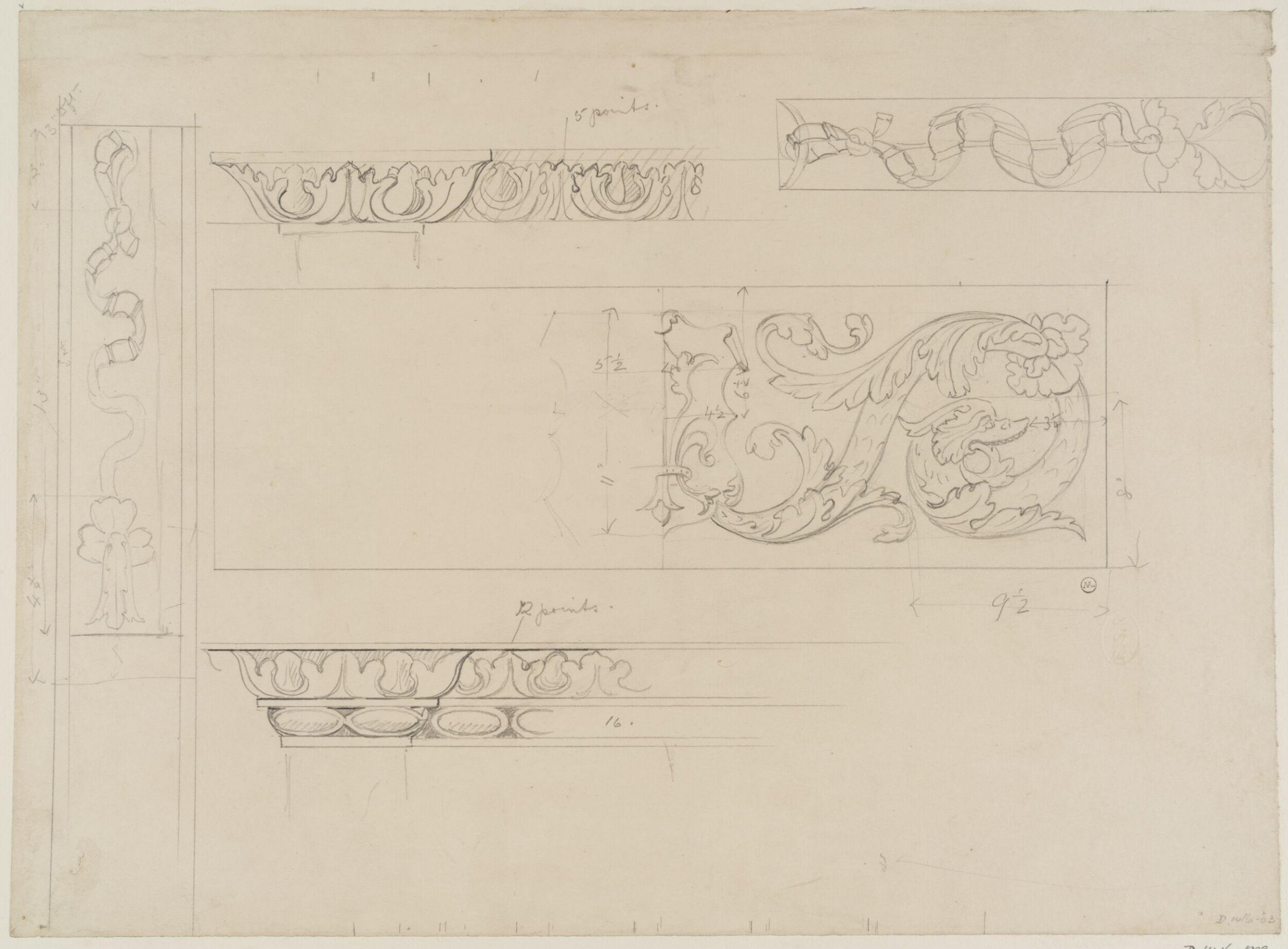 Screen between the choir and the north aisle of Carlisle Cathedral, Christina Corbett, ca. 1900