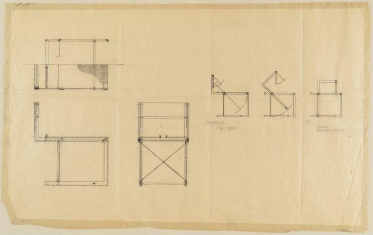 Design for a folding chair which also serves as a ladder top image