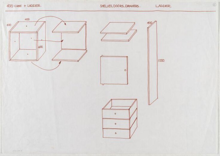 Design for a cube storage system image