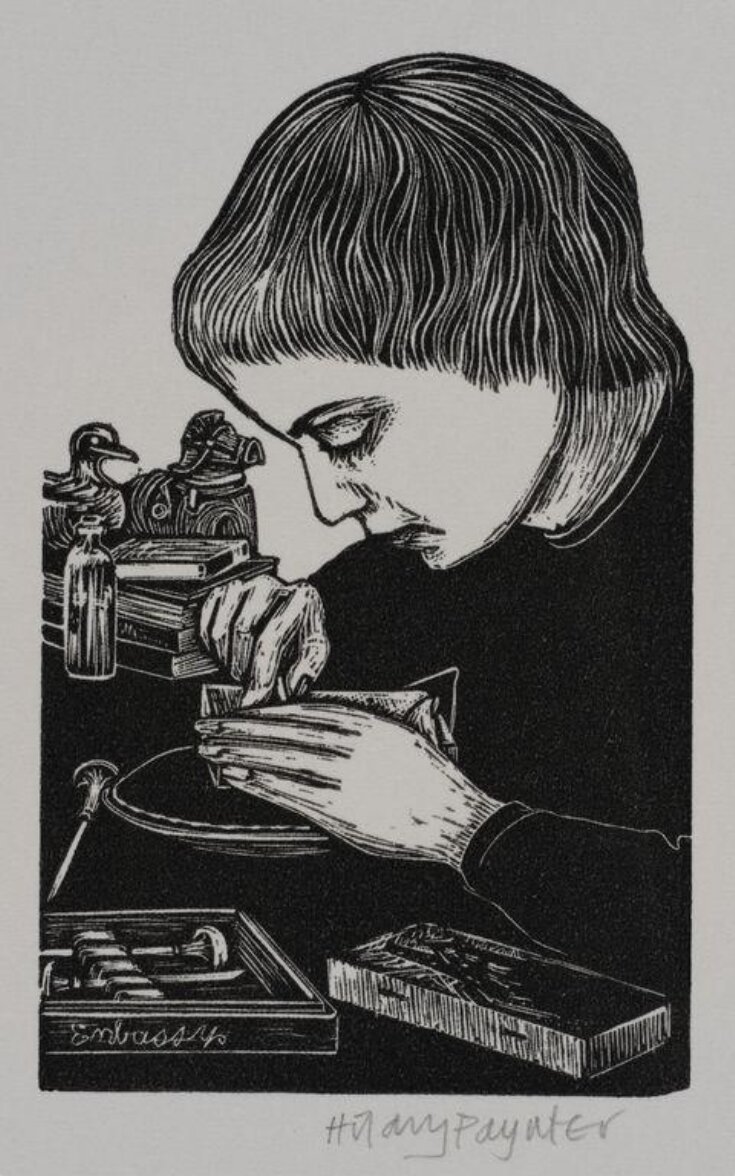 Self Portrait engraving top image