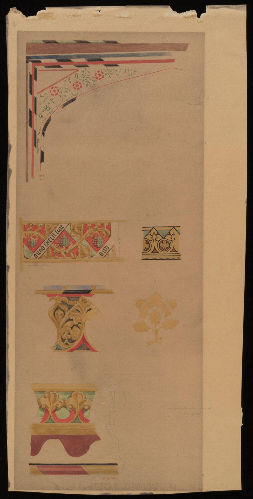 Drawing, Blanche F. Hunter, late 19th-early 20th century