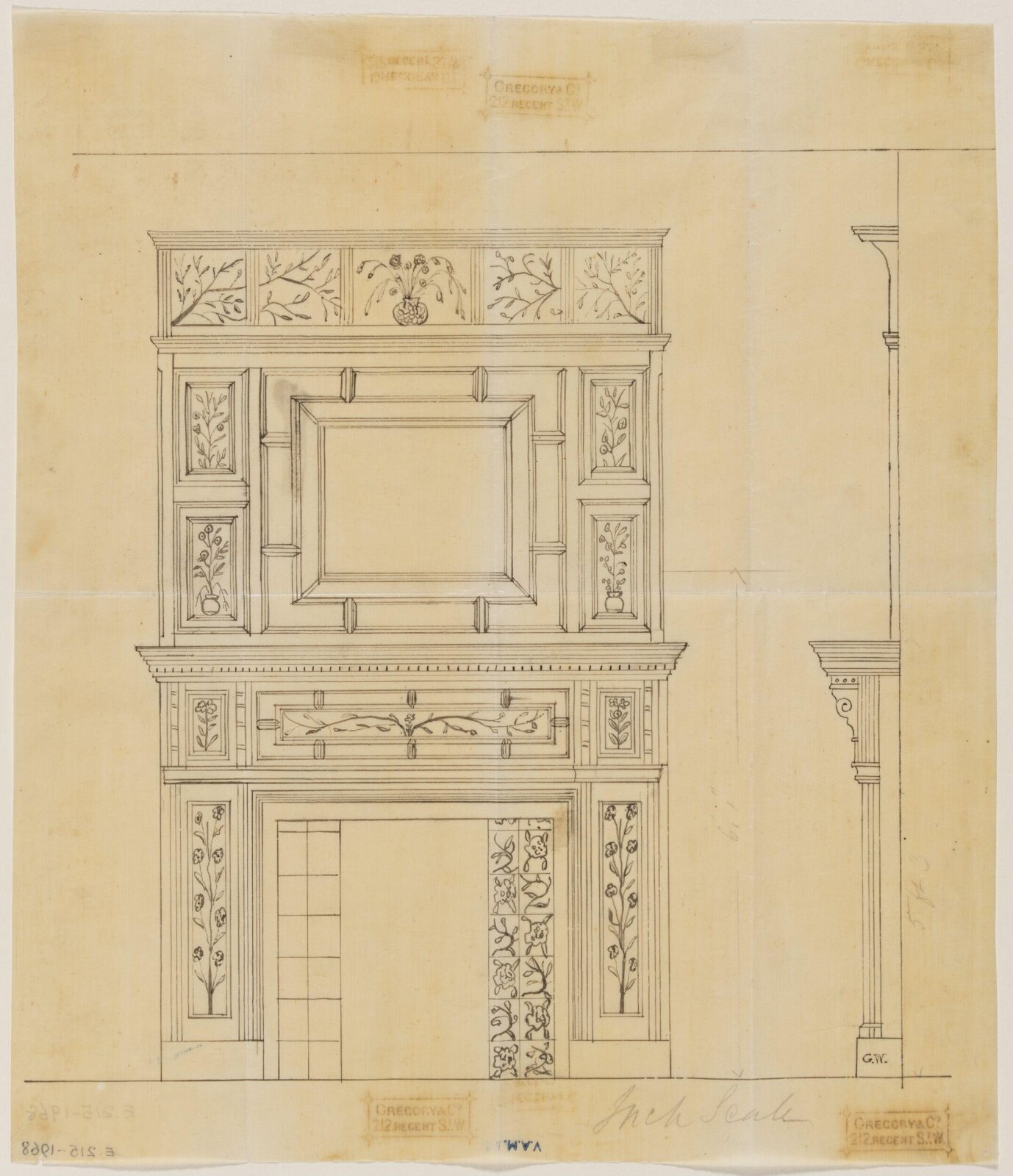 Drawing, G. W., ca. 1877