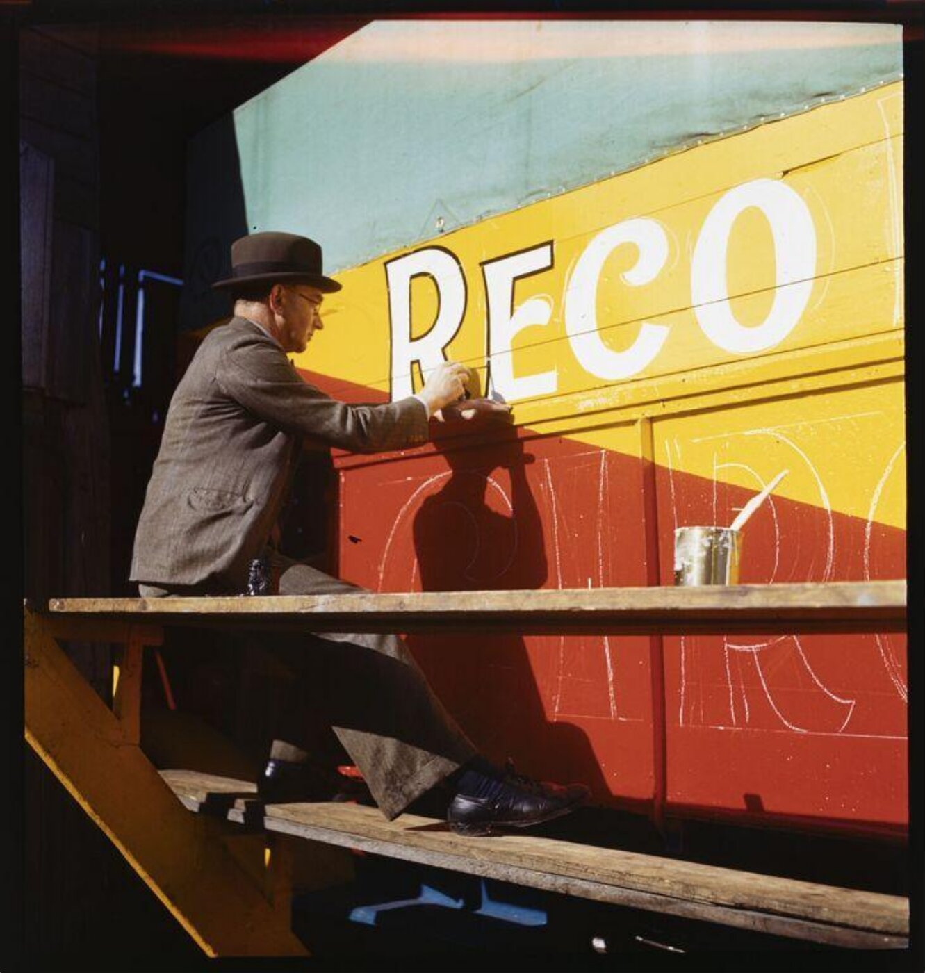 Hinde, John Wilfrid, signpainting