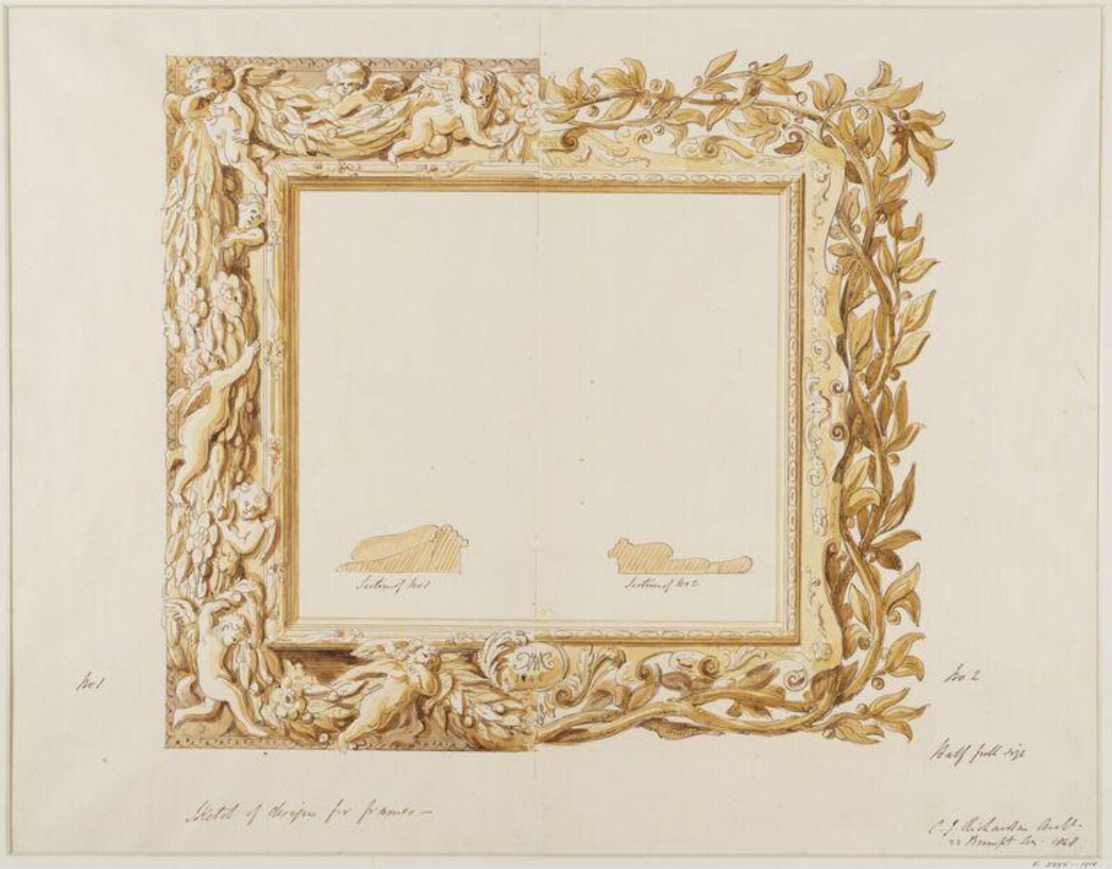 Drawing, Charles James Richardson, 1848