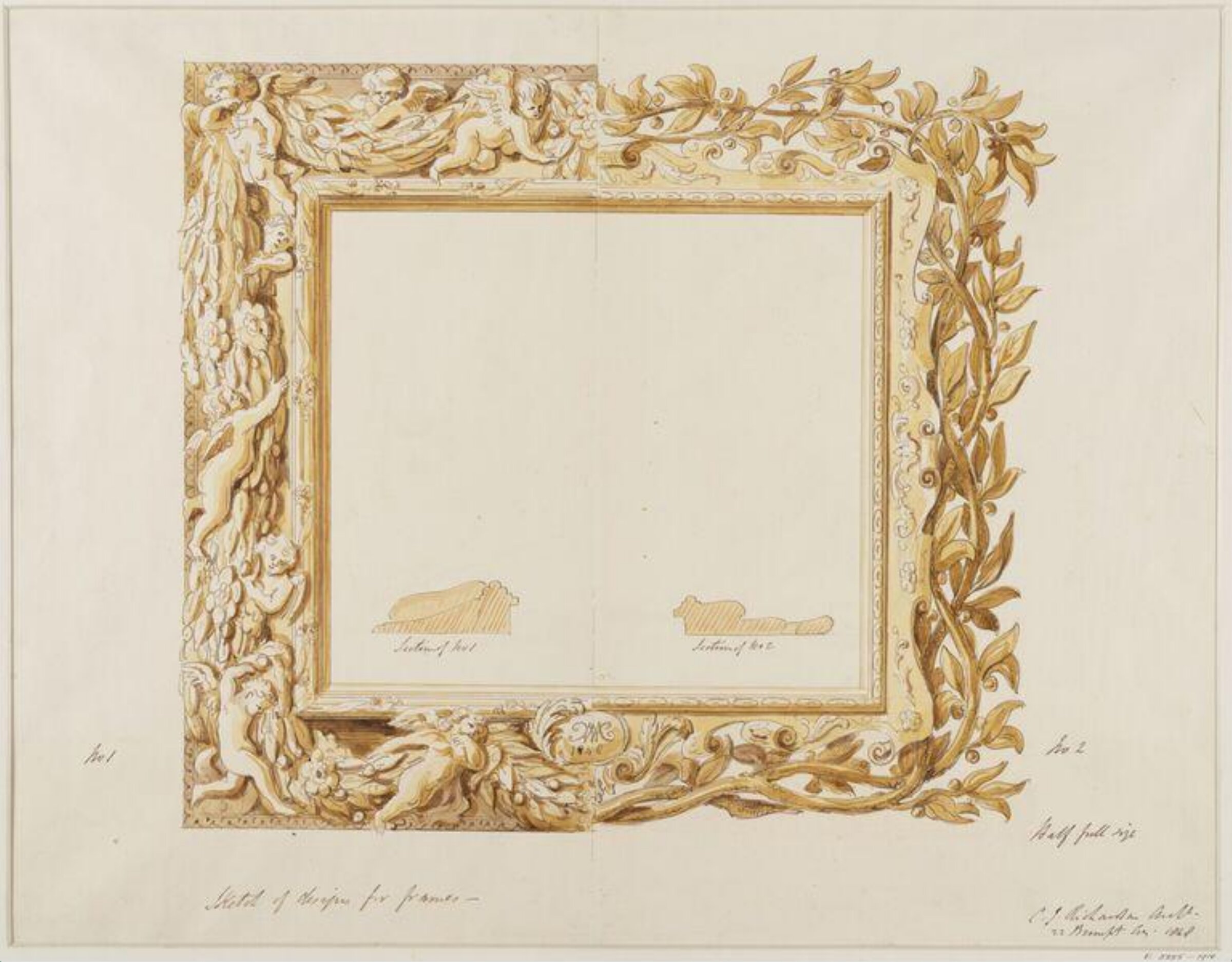 Drawing, Charles James Richardson, 1848