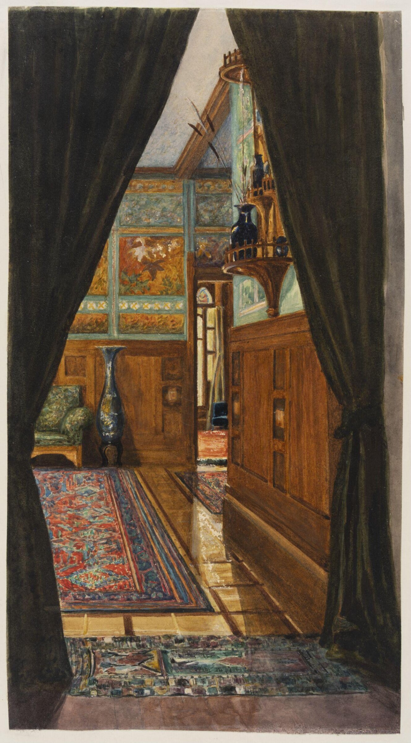 Watercolour, William Kenrick, ca. 1877