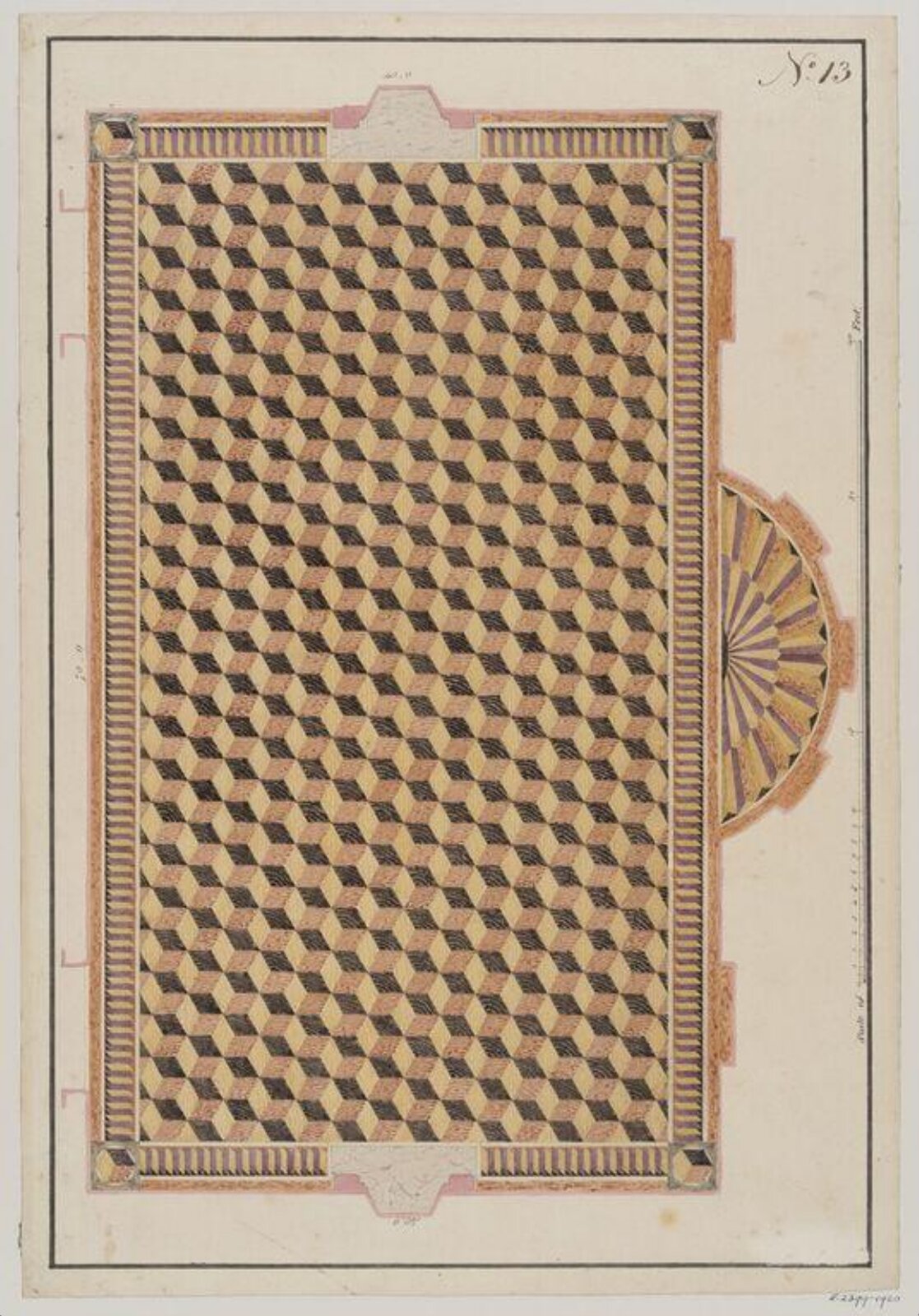 Watercolour, James White, c. 1820-30