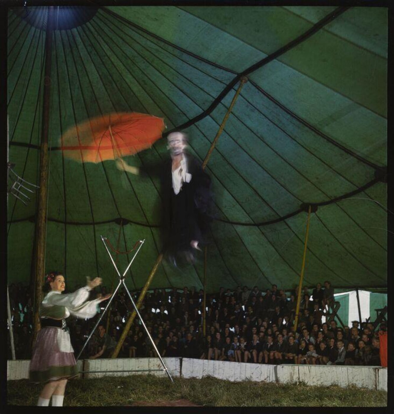 Hinde, John Wilfrid, Clown with parasol