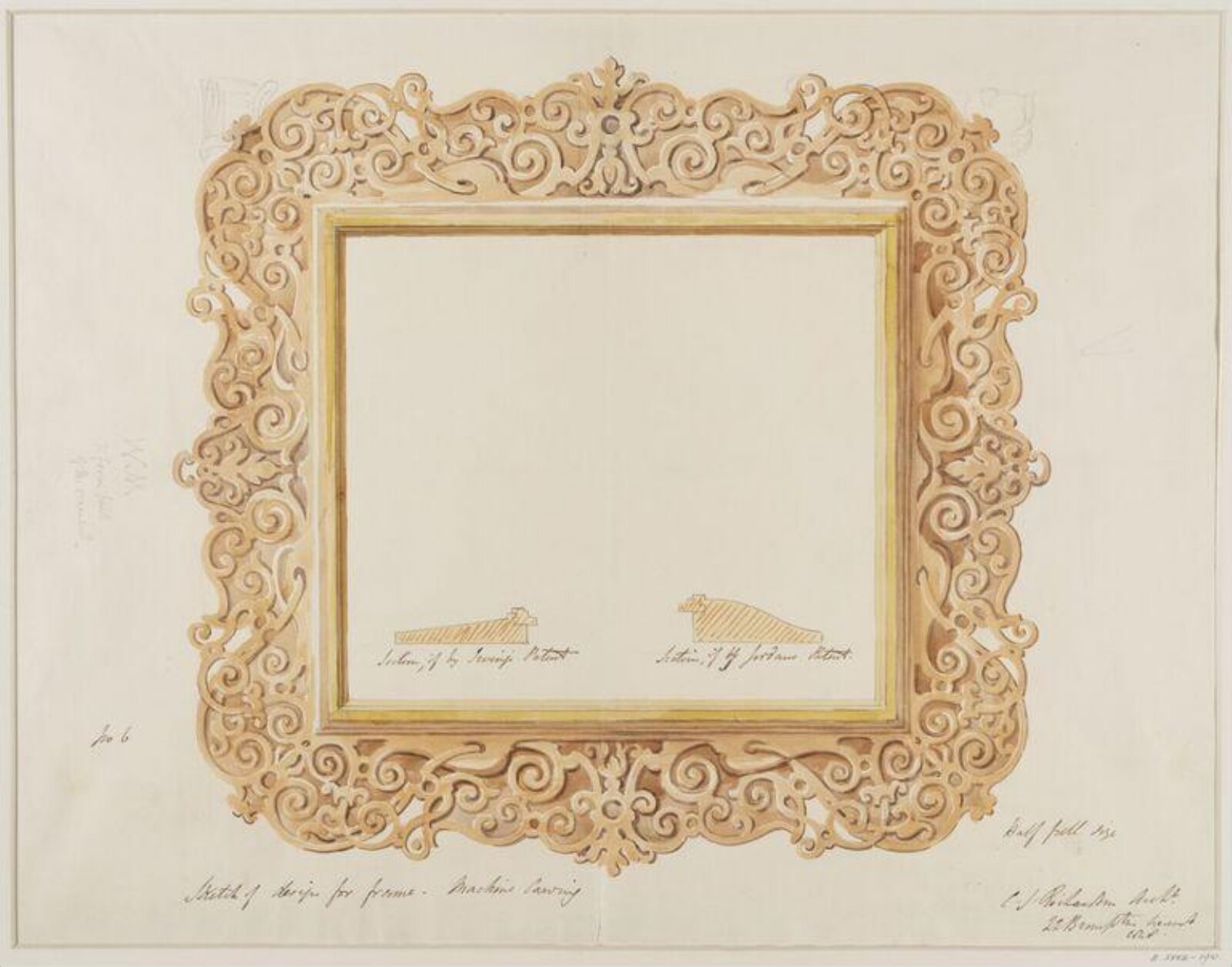 Drawing, Charles James Richardson, 1848
