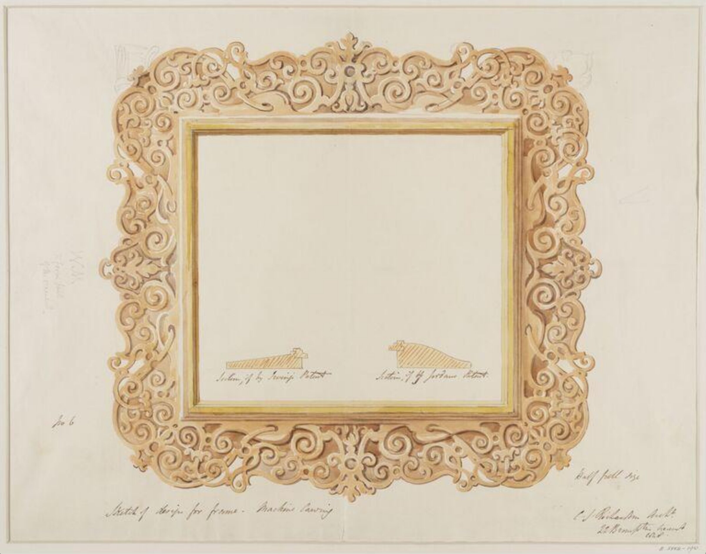 Drawing, Charles James Richardson, 1848