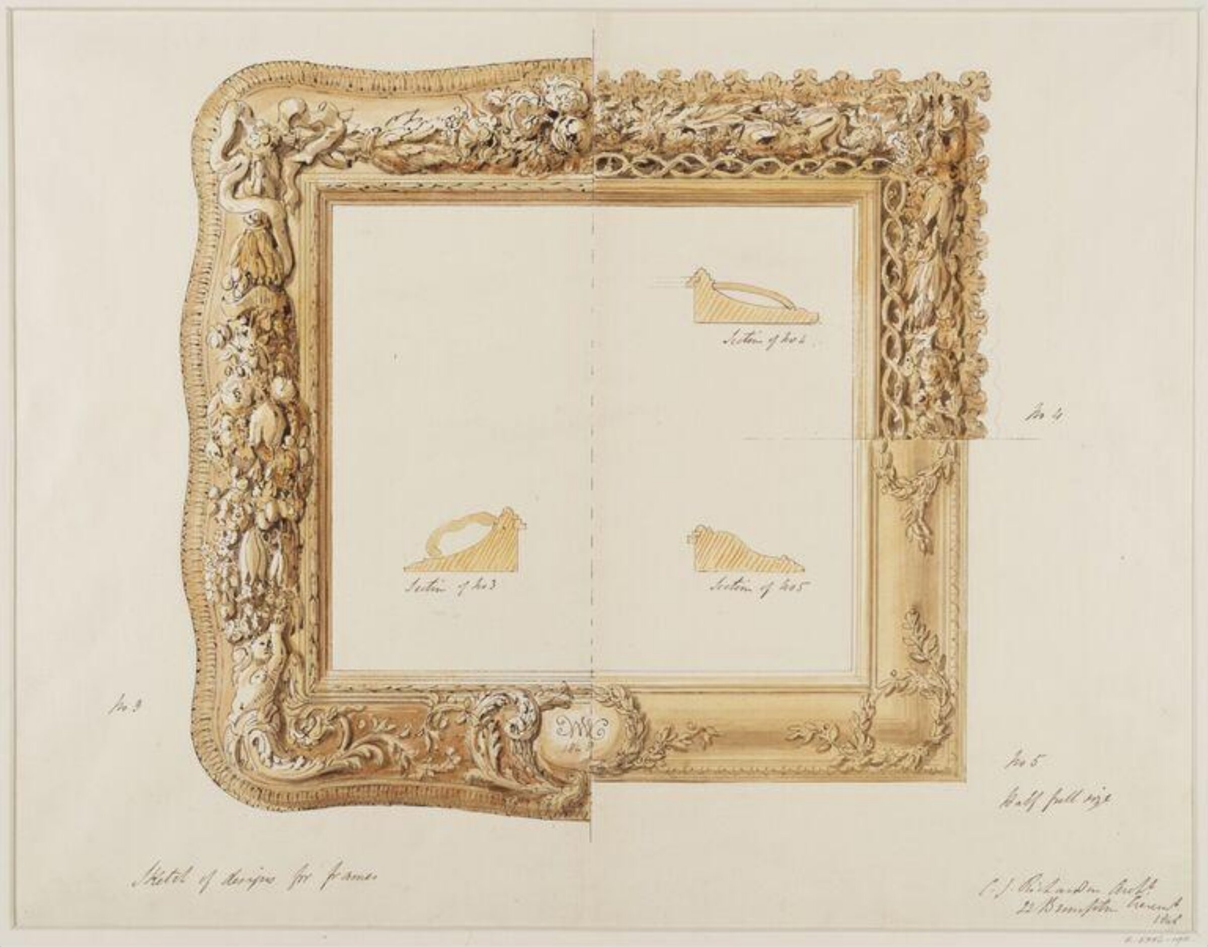 Drawing, Charles James Richardson, 1848