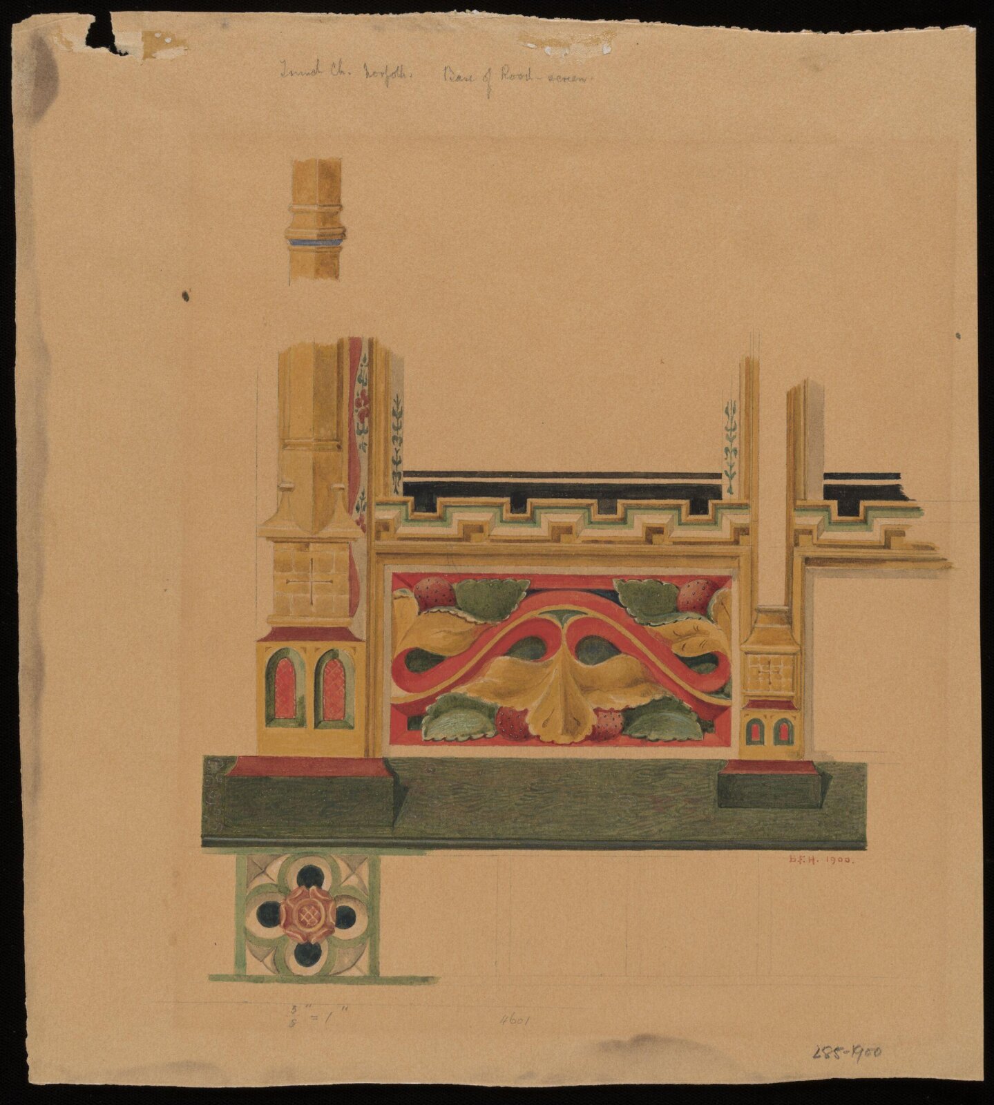 Drawing, Blanche F. Hunter, late 19th-early 20th century