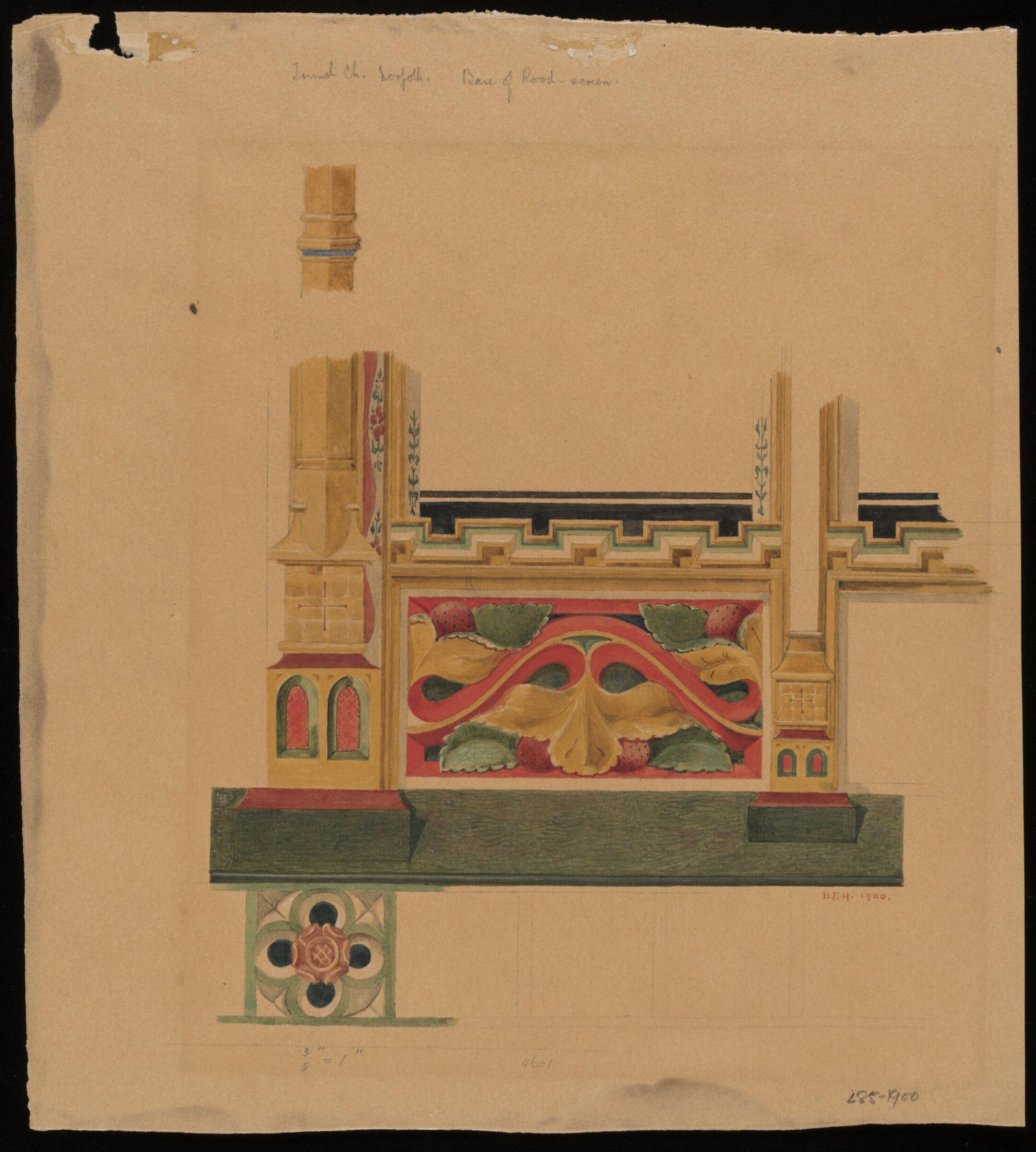 Drawing, Blanche F. Hunter, late 19th-early 20th century