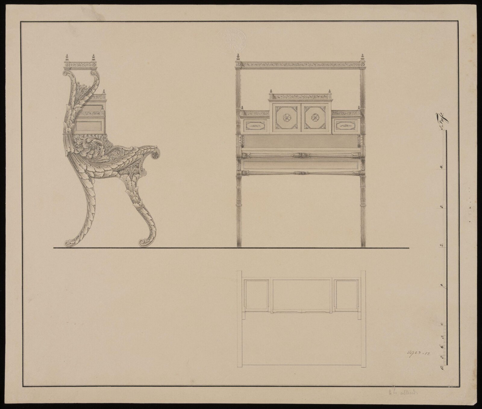 Drawing, c. 18th century - mid 19th century