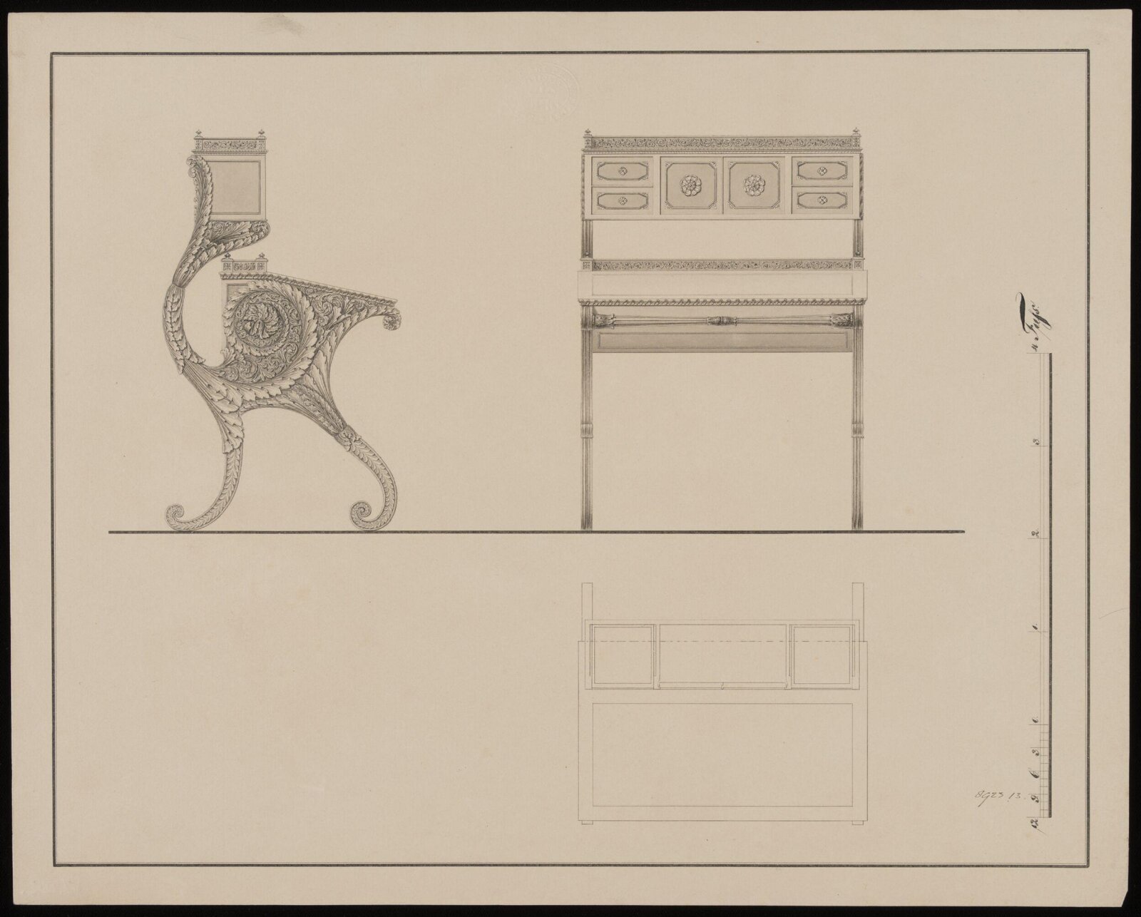 Drawing, c. 18th century - mid 19th century
