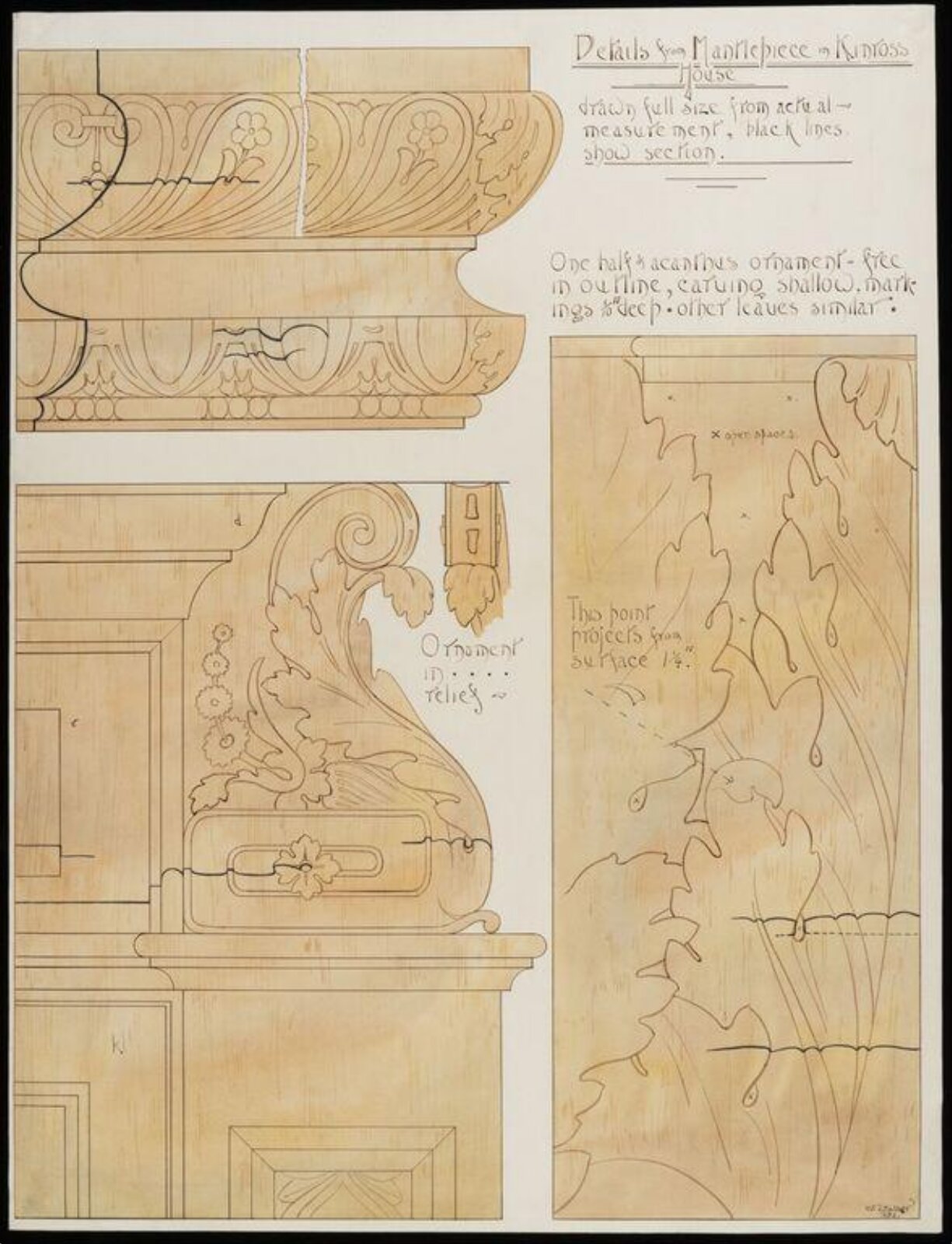 Drawing, William Walker, 1902