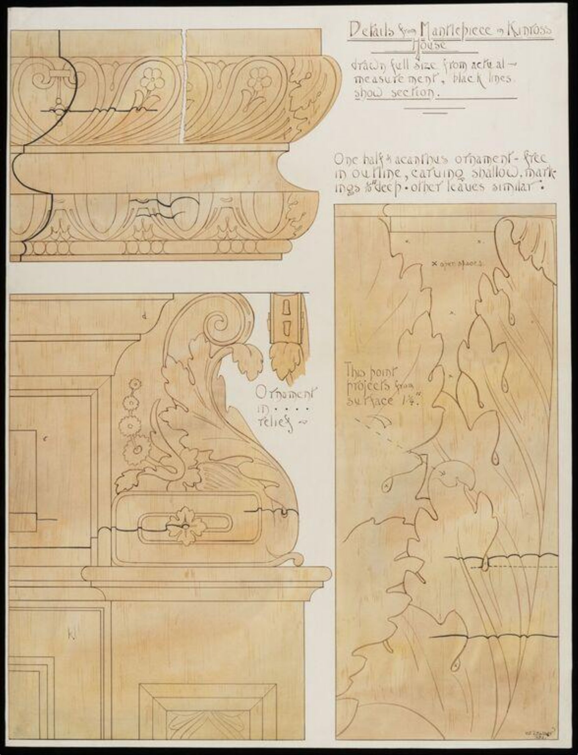 Drawing, William Walker, 1902