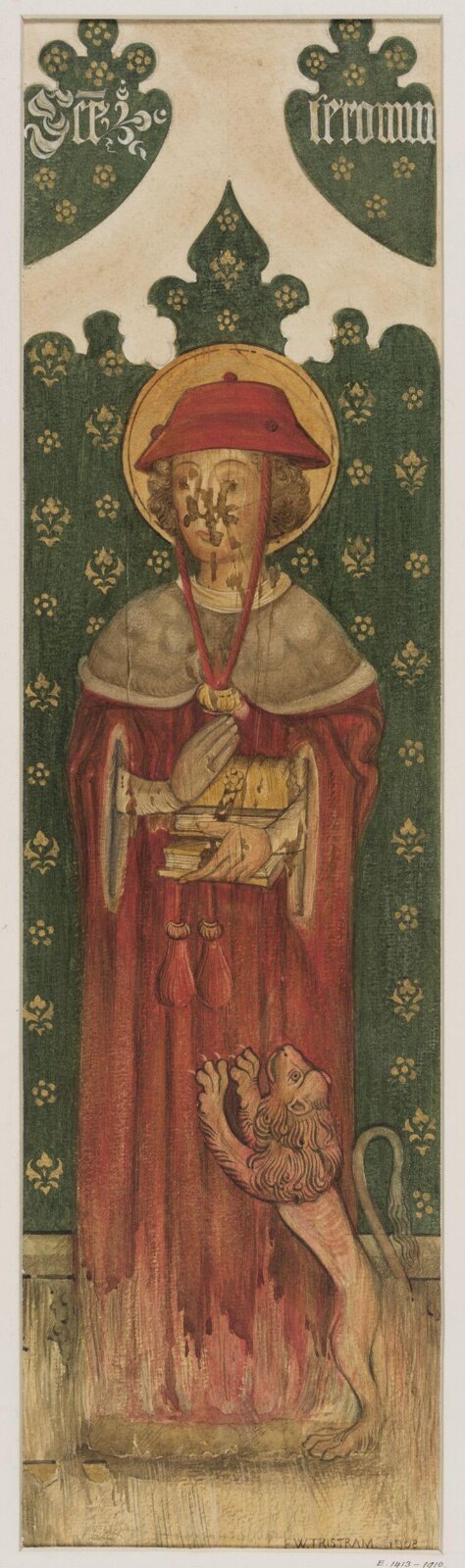 Watercolour, Ernest William Tristram, ca.1900