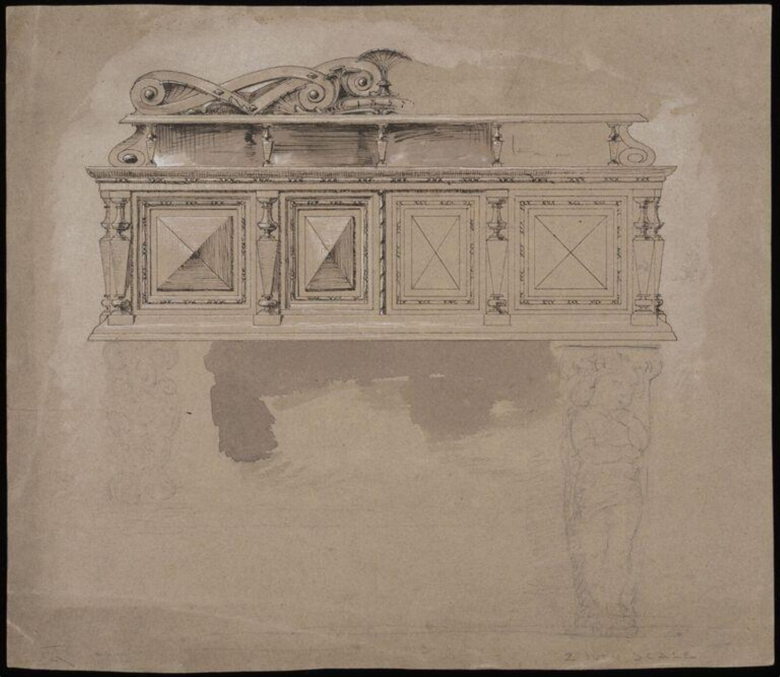 Drawing, 1857