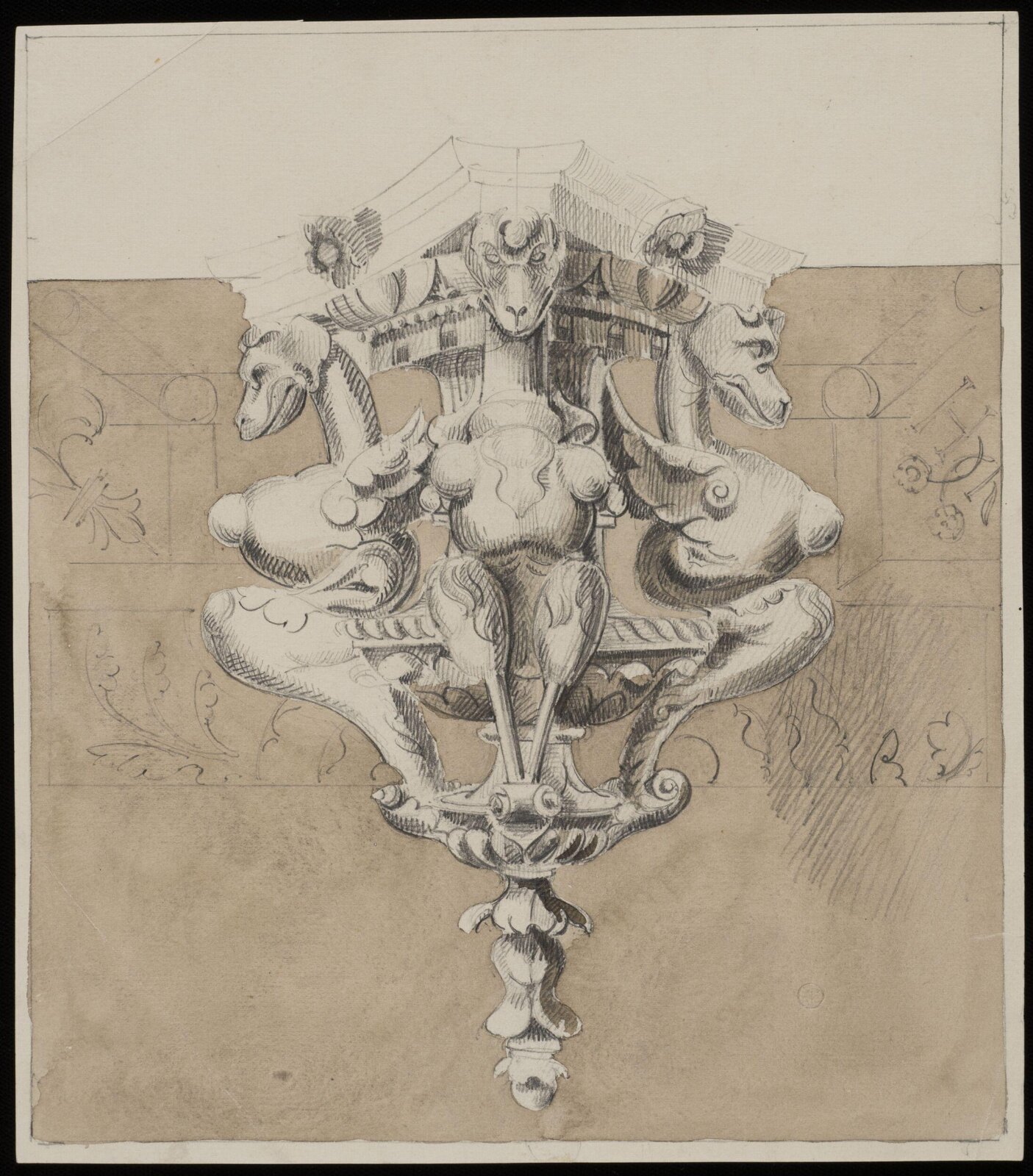 Drawing, c. mid 18th century - 1880