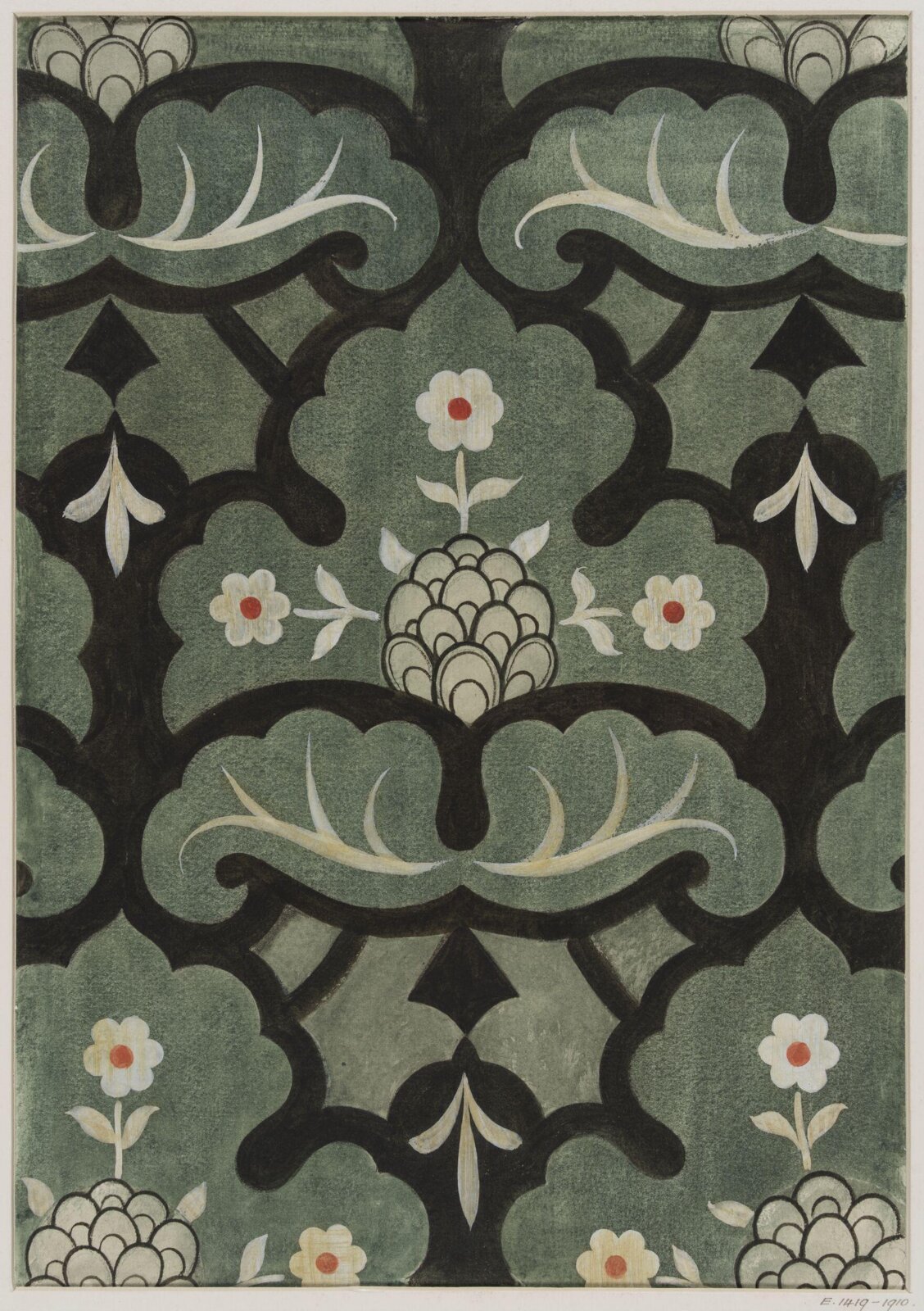 Watercolour, Ernest William Tristram, ca.1900