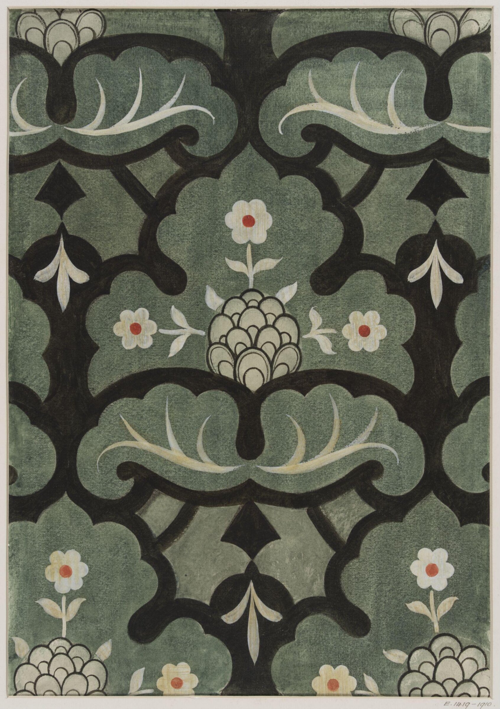 Watercolour, Ernest William Tristram, ca.1900