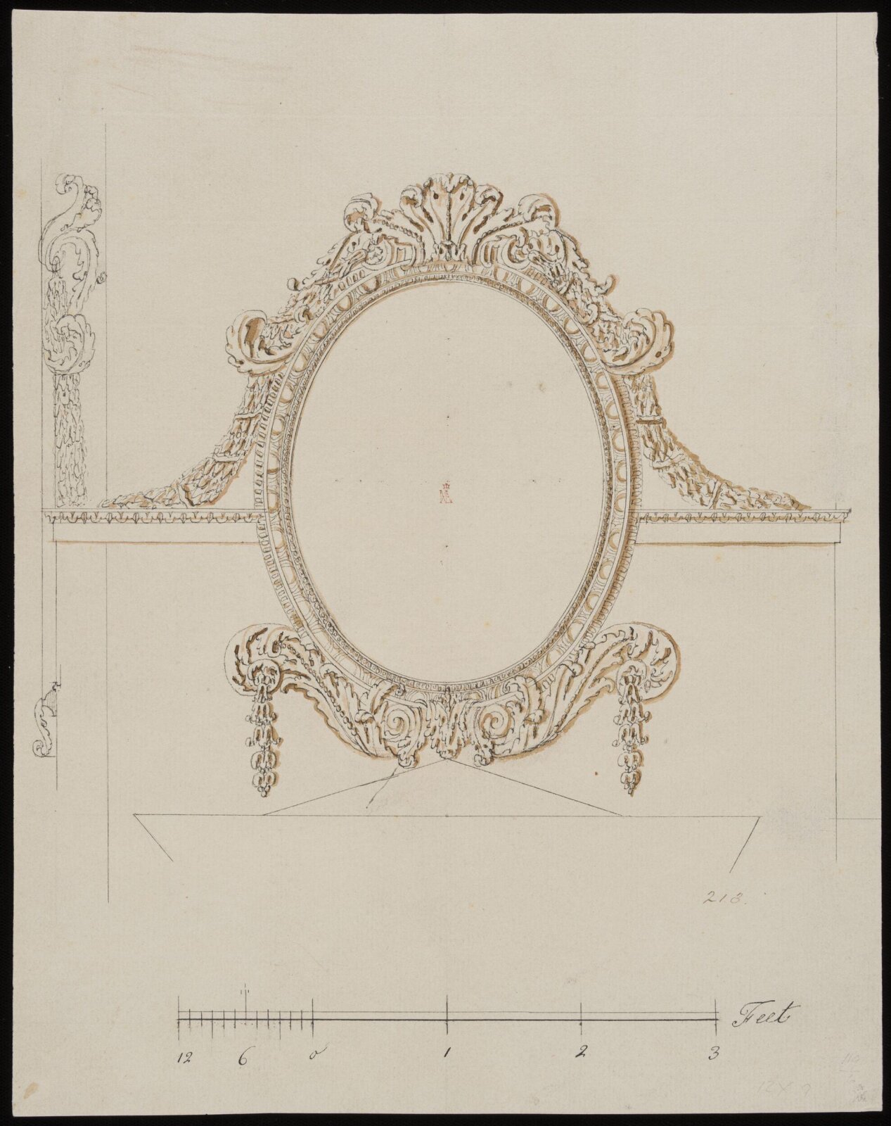 Drawing, William Kent (круг), ок. XVIII века