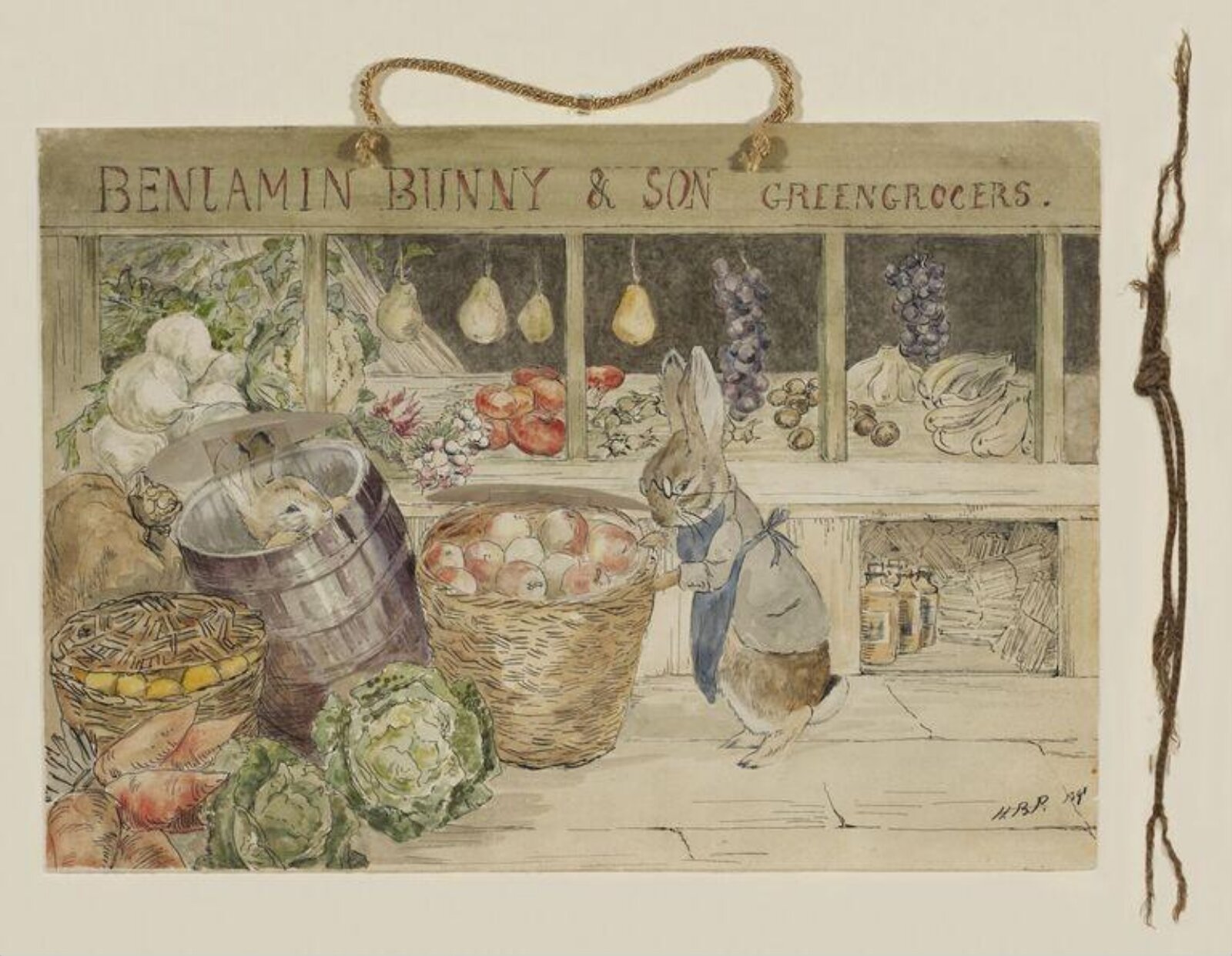 Benjamin Bunny & Son Greengrocers, Beatrix Potter, 1891