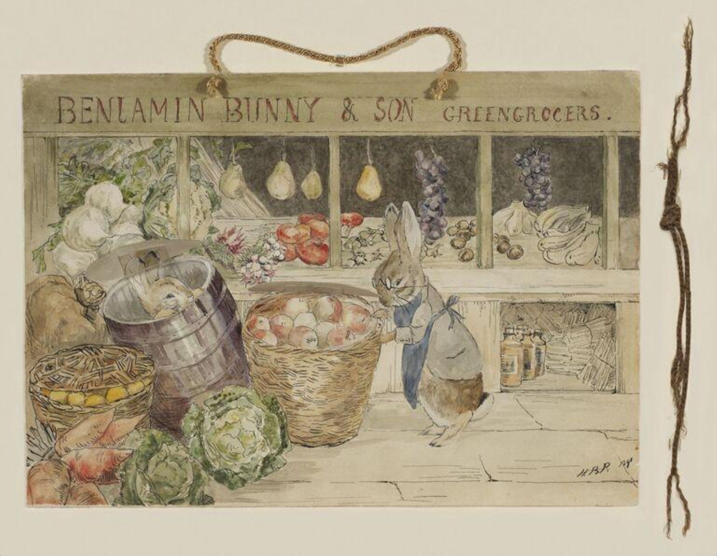 Benjamin Bunny & Son Greengrocers, Beatrix Potter, 1891