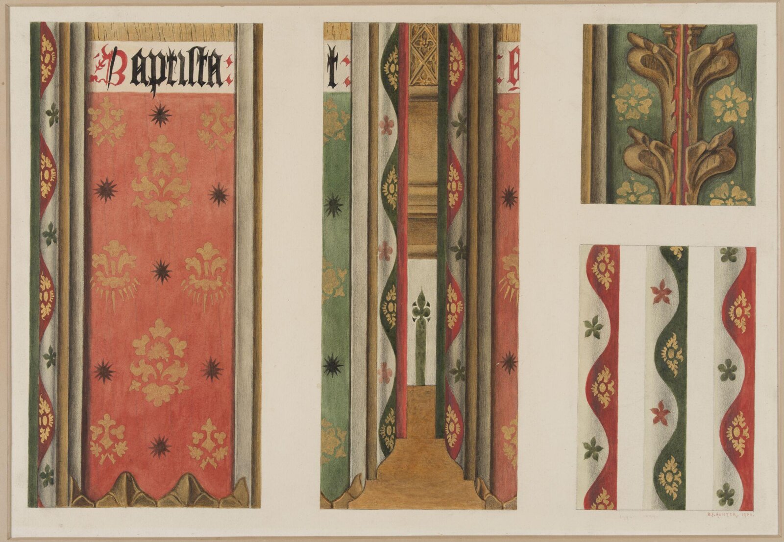 Drawing, Blanche F. Hunter, late 19th-early 20th century