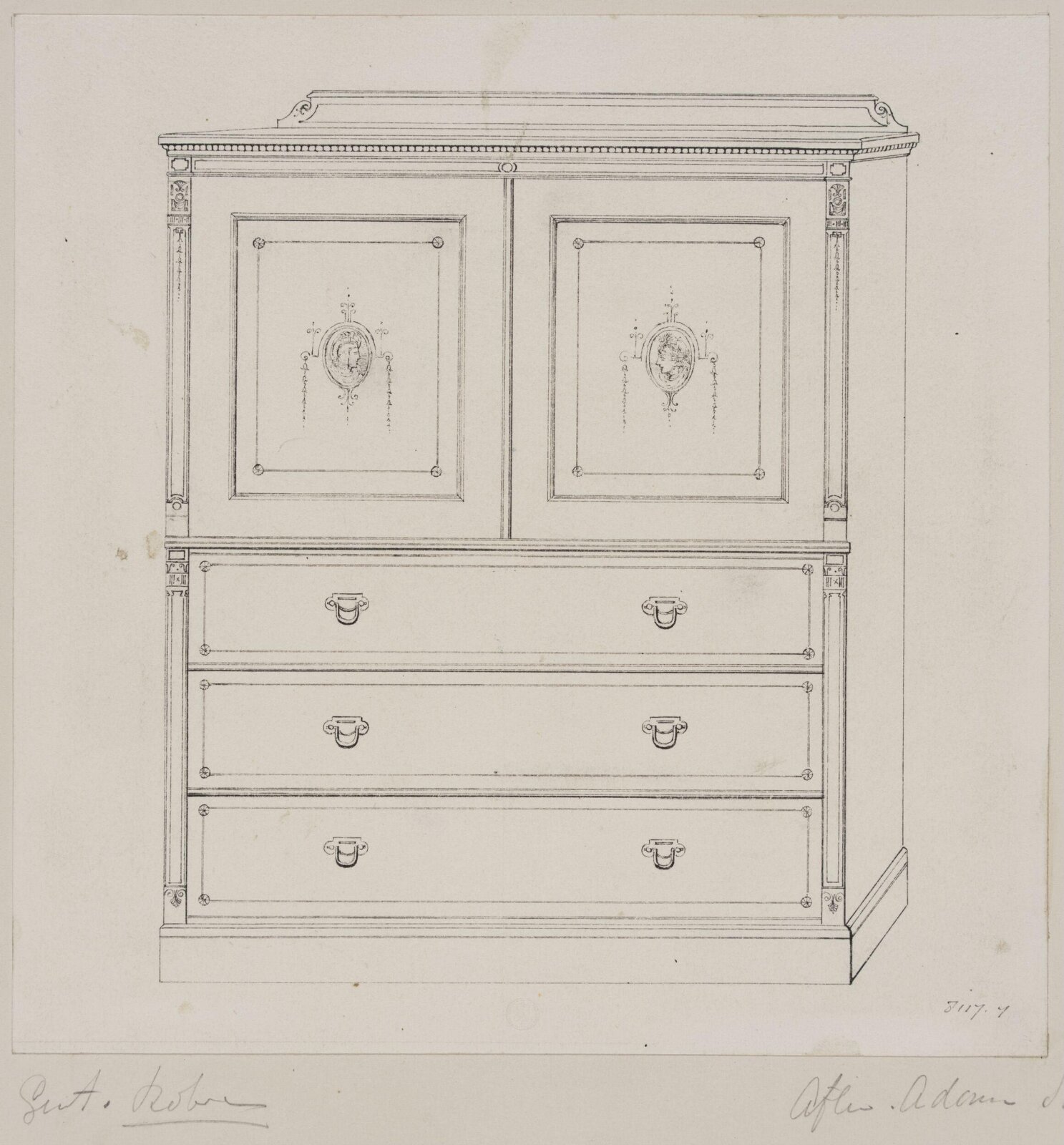 Drawing, R. Charles, 1868-1876