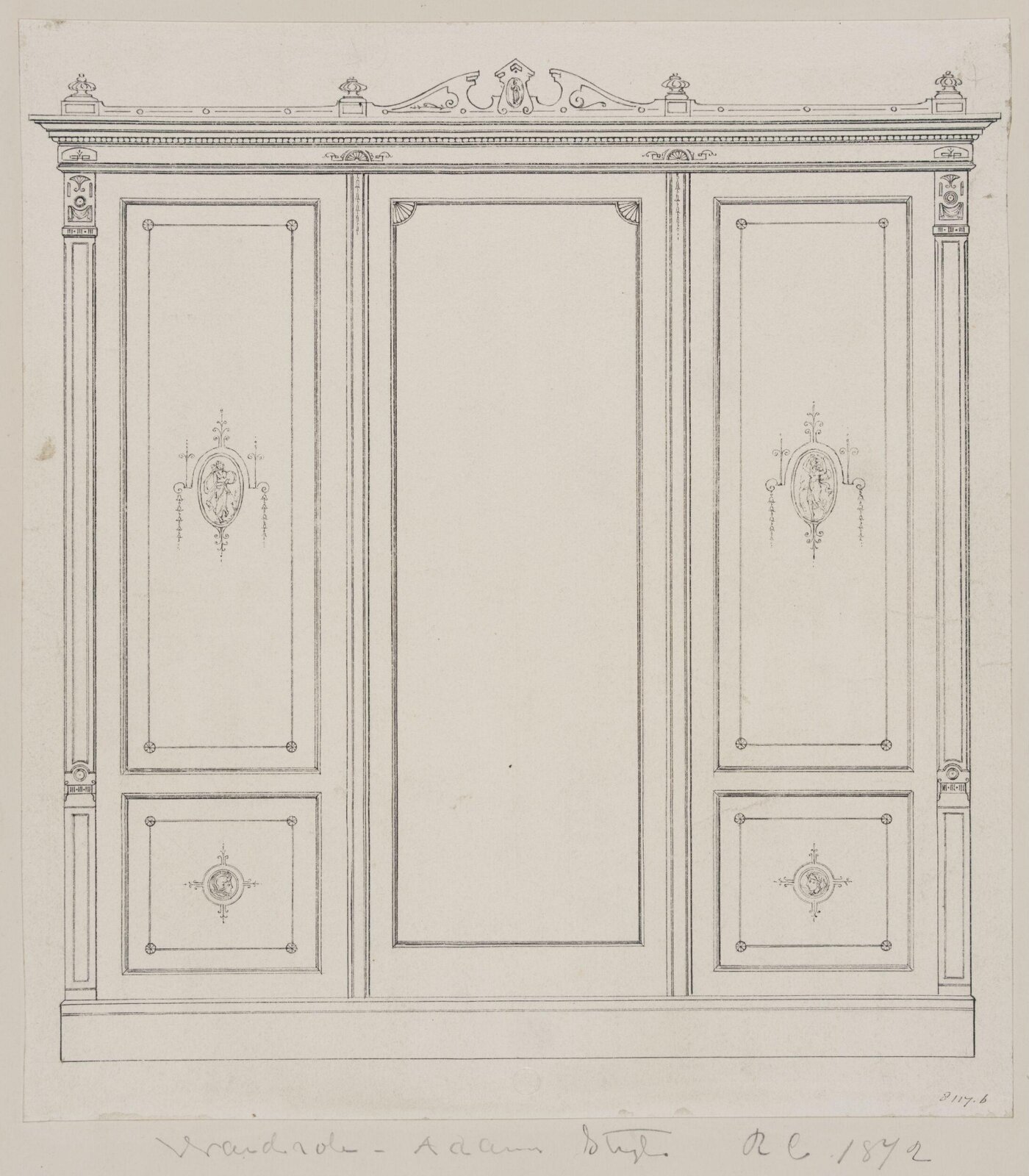 Drawing, R. Charles, 1868-1876