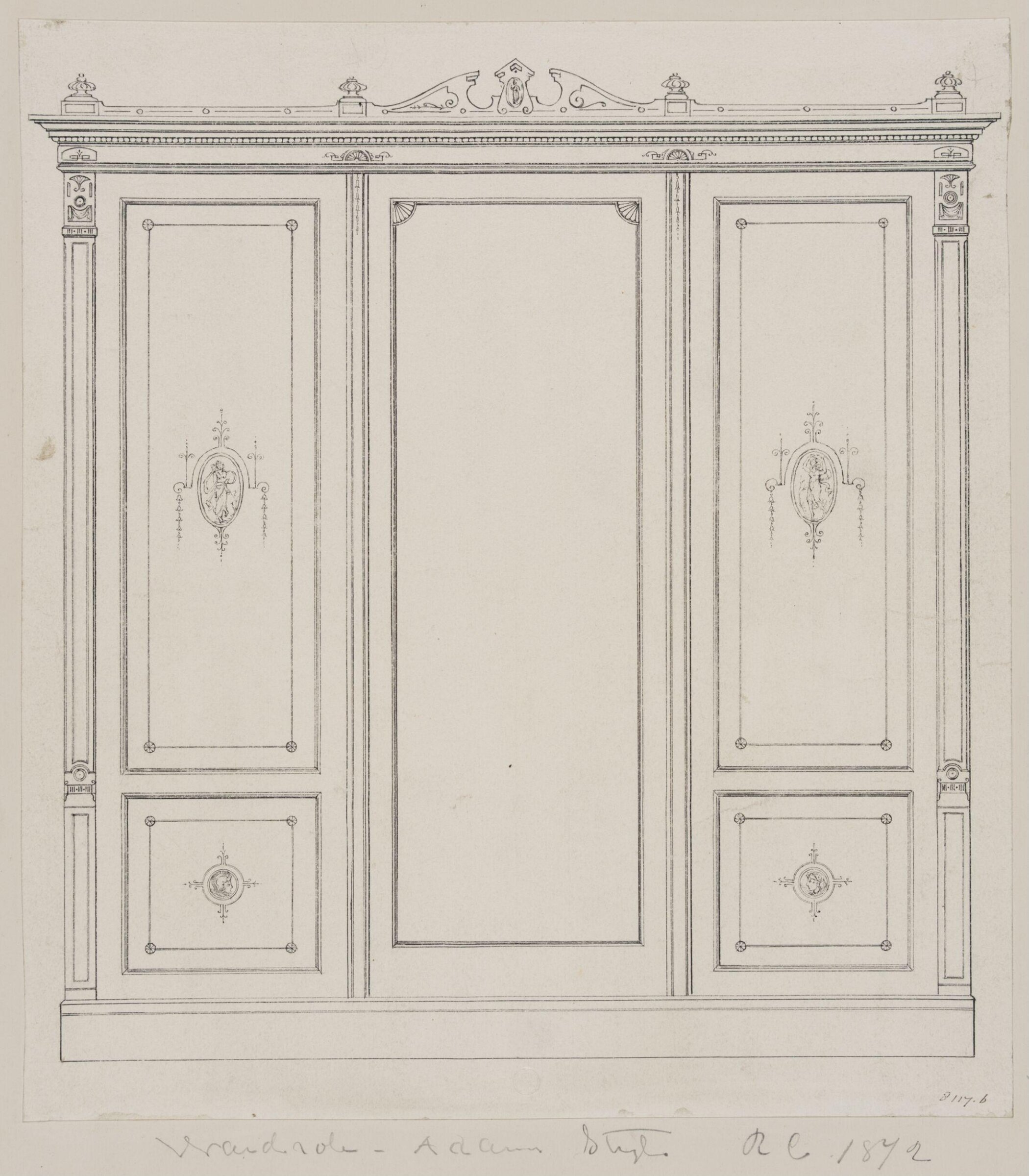Drawing, R. Charles, 1868-1876