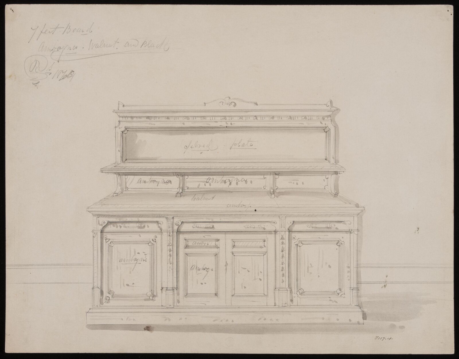 Drawing, R. Charles, 1868-1876