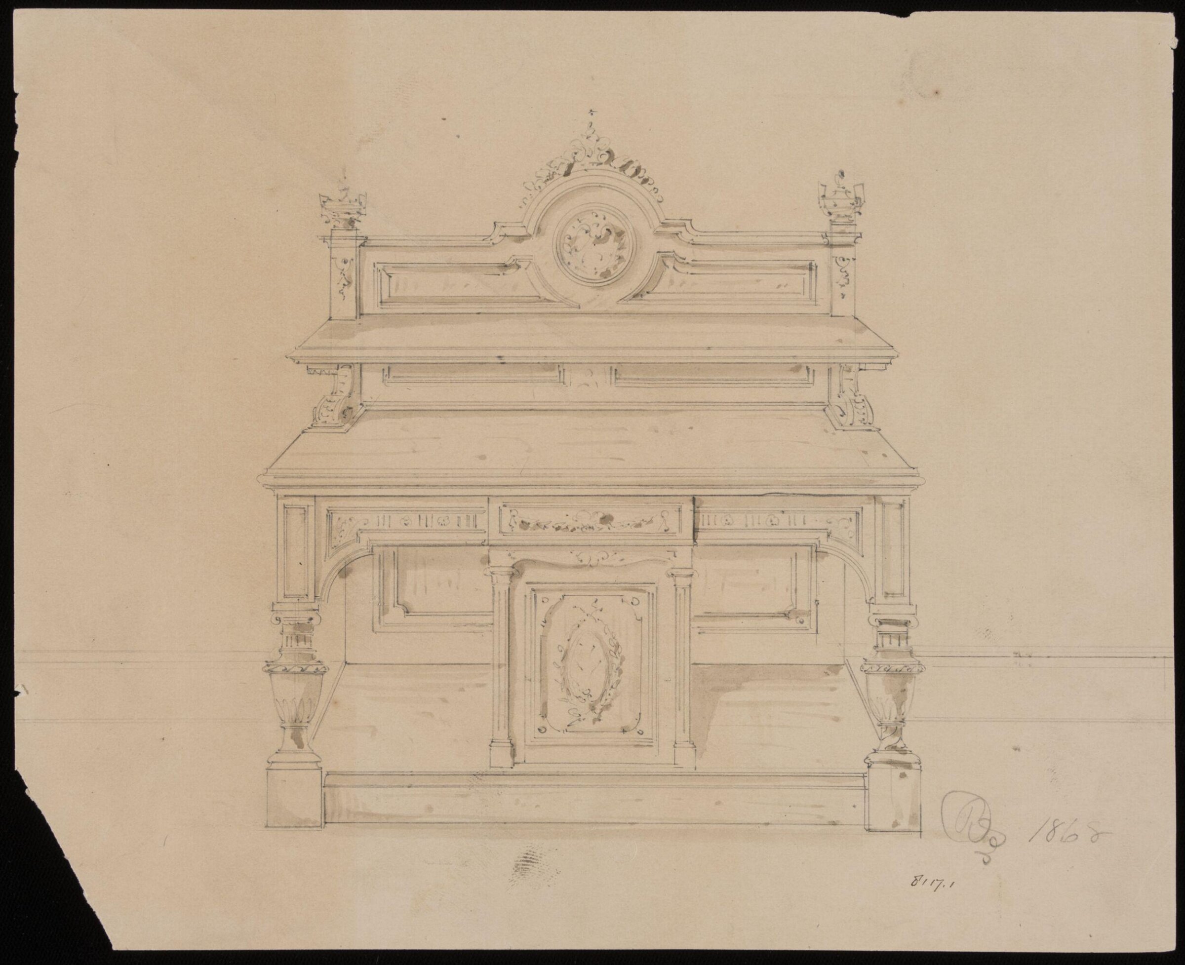 Drawing, R. Charles, 1868-1876
