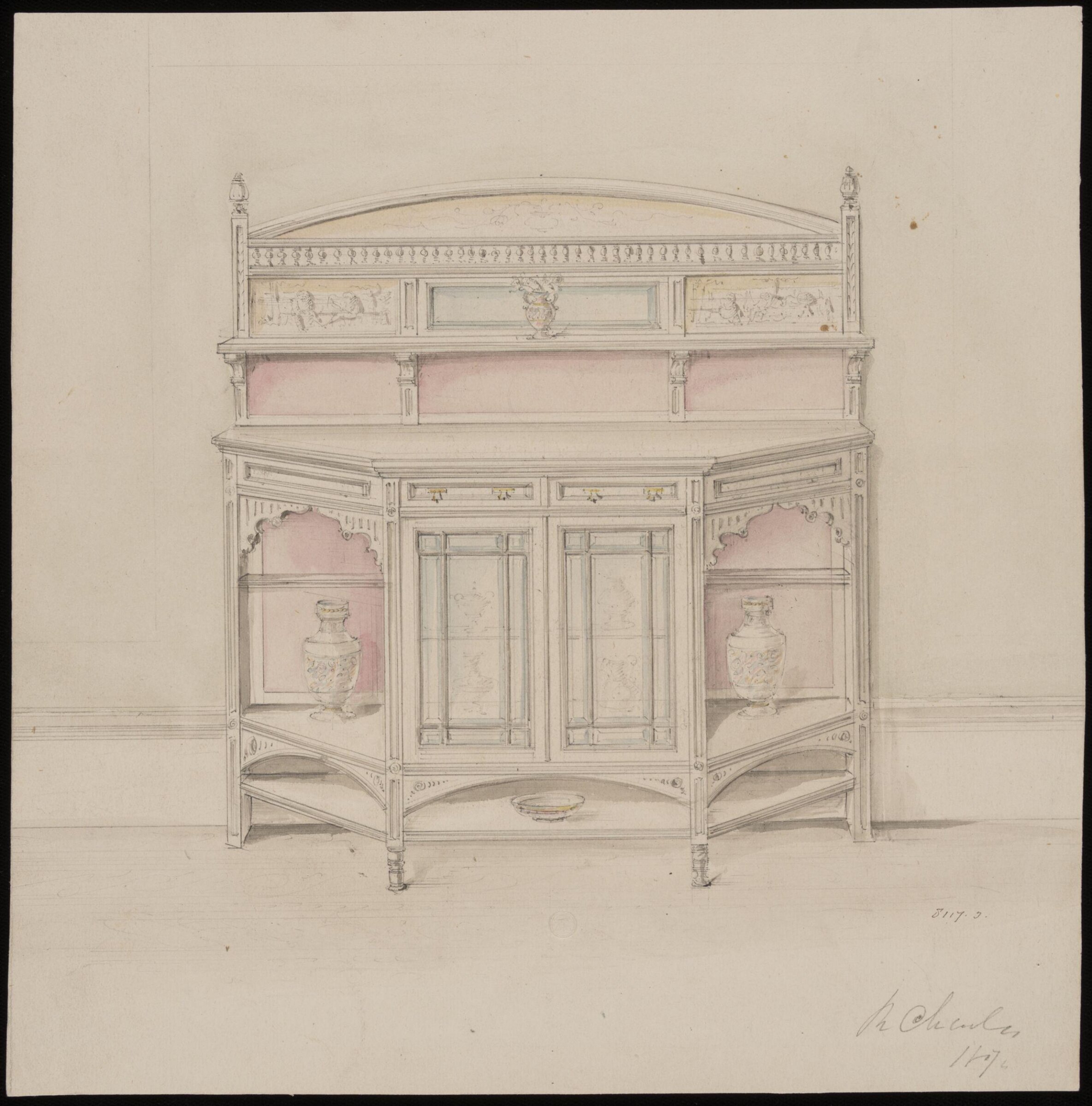 Drawing, R. Charles, 1868-1876