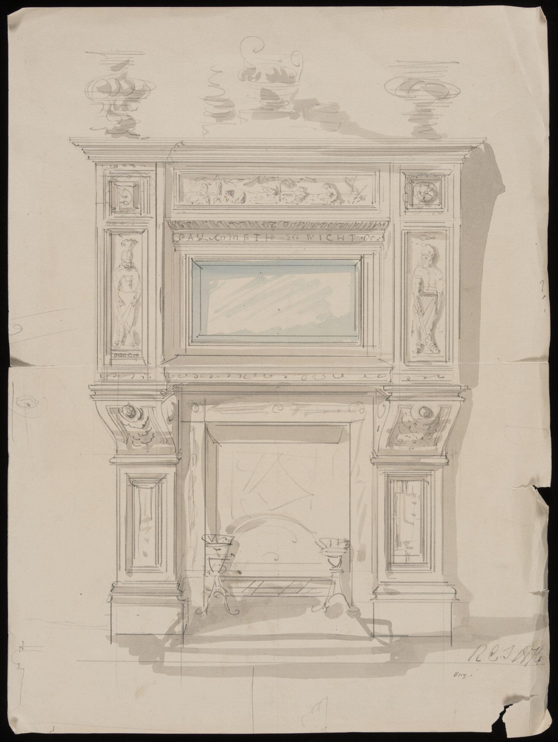 Drawing, R. Charles, 1868-1876